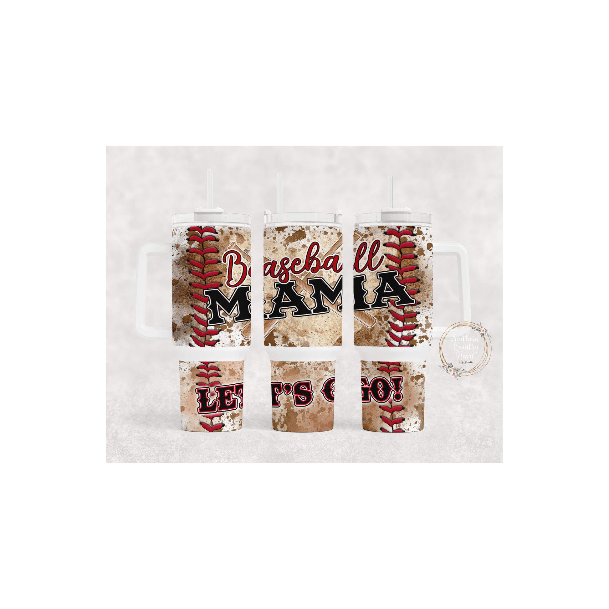 Baseball Mama - 40oz Tumbler - southerncountryheart.com