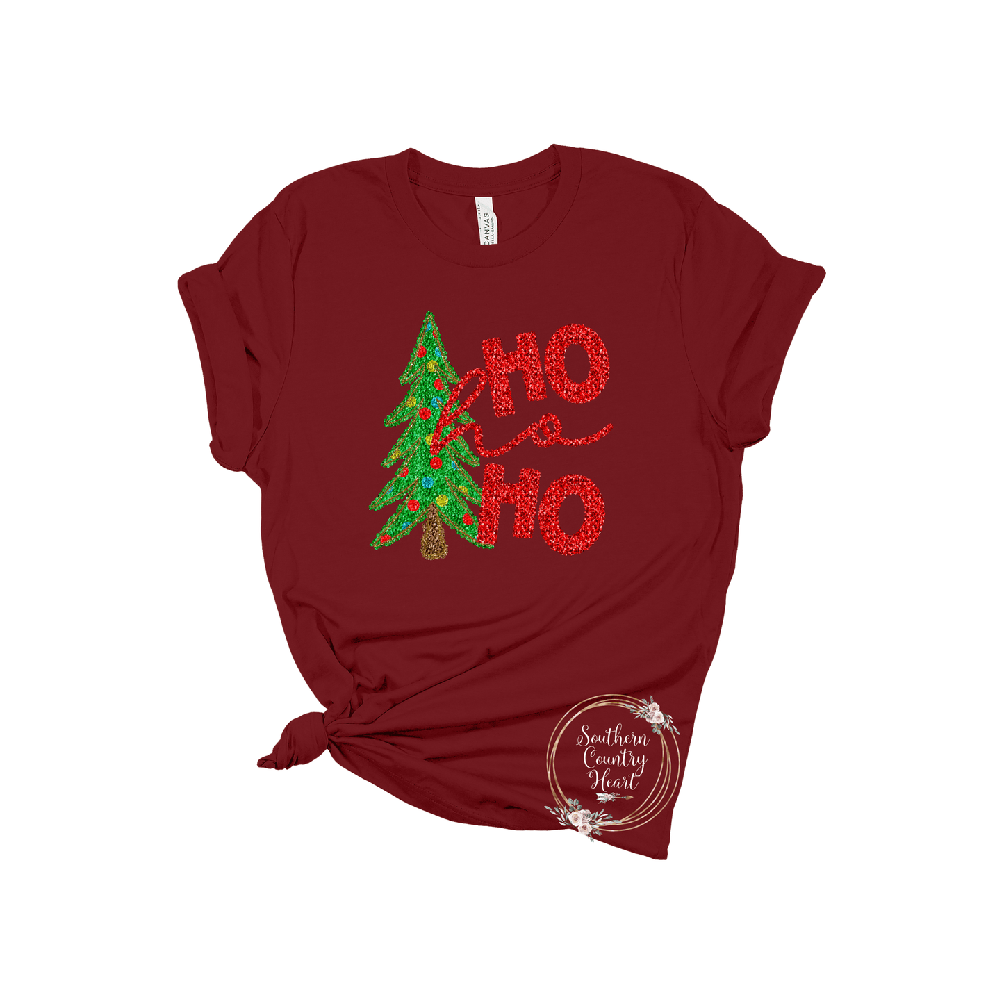 Ho Ho Ho Tee - Shirt - southerncountryheart.com