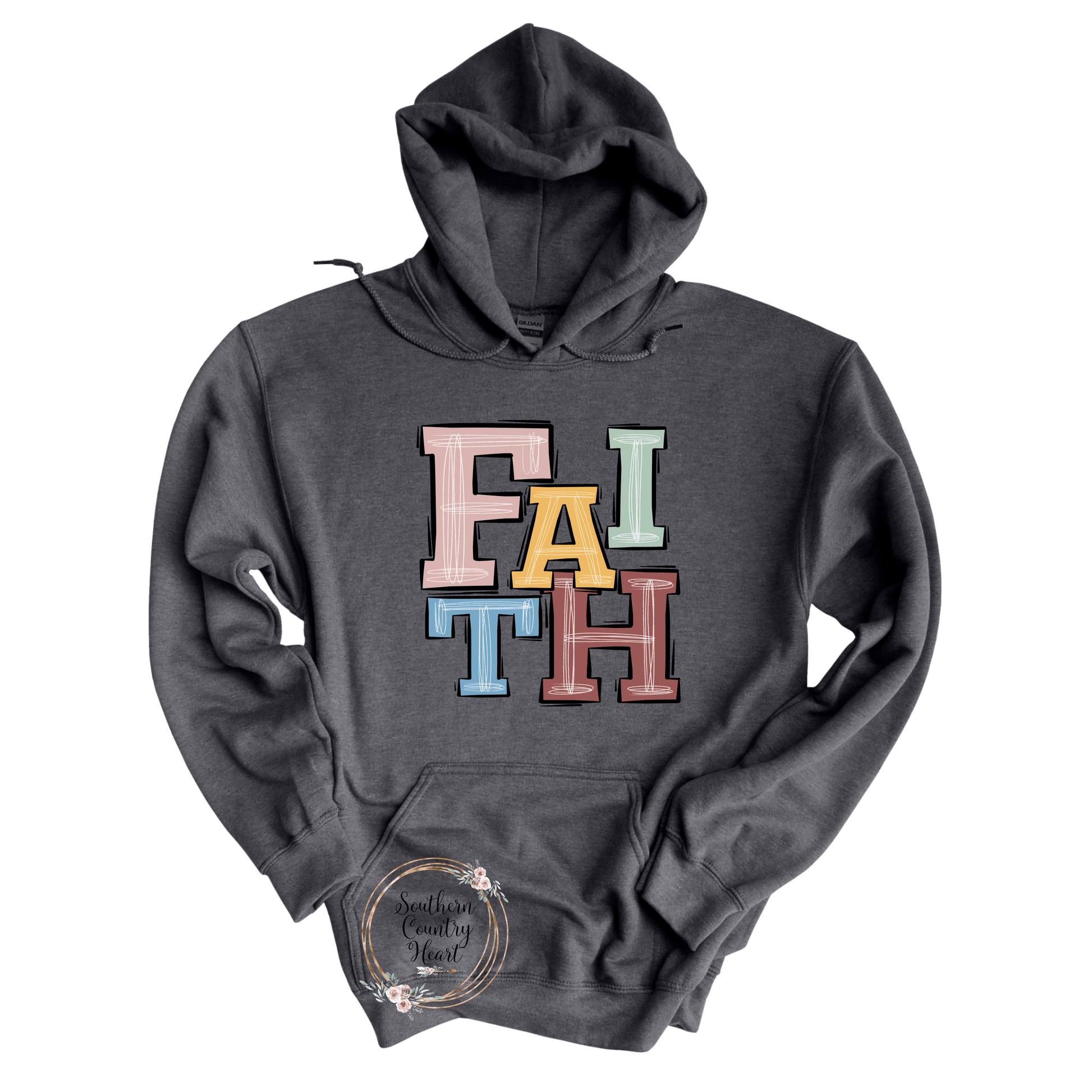 Boho Faith Hoodie - southerncountryheart.com