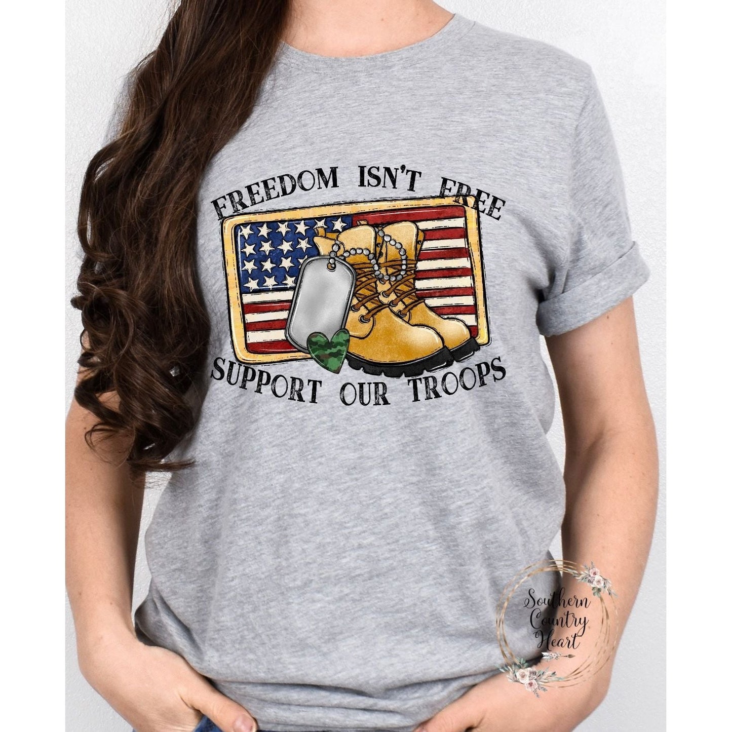 Freedom Isn’t Free Tee - Shirt - southerncountryheart.com