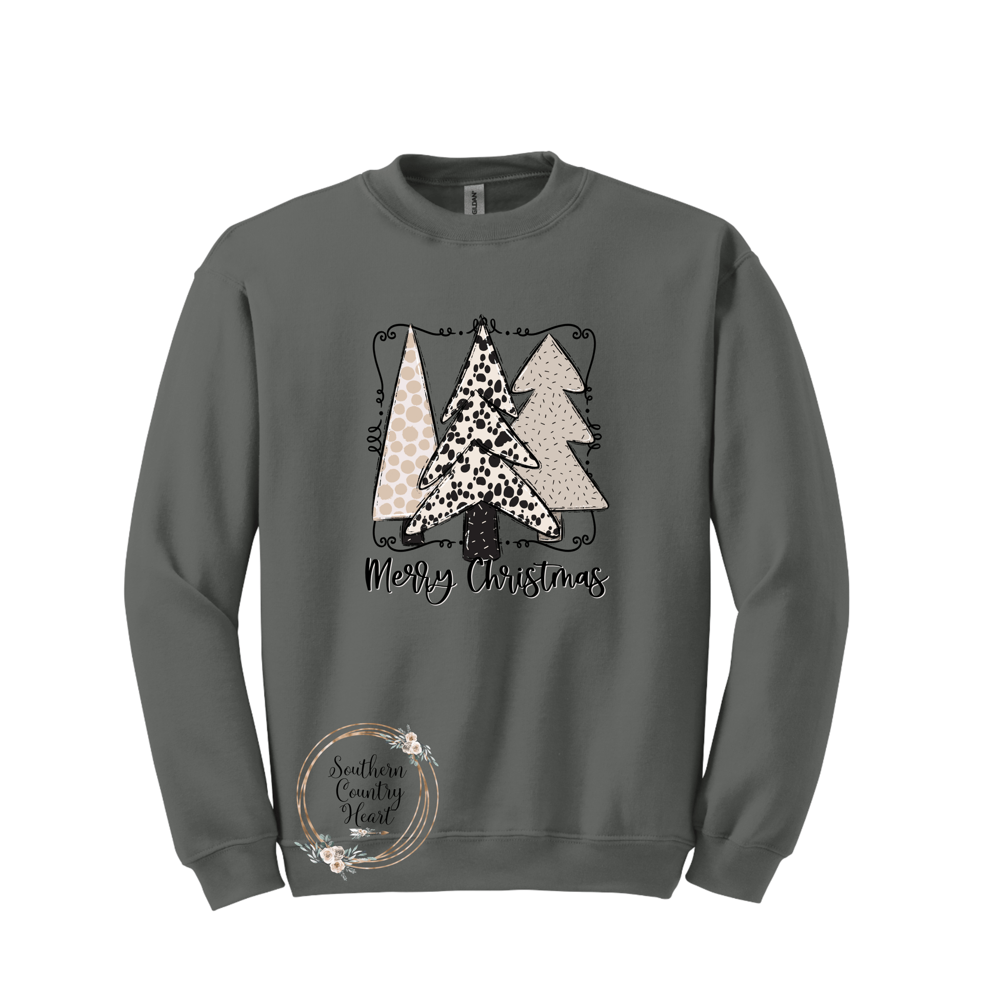 Boho Merry Christmas Hoodie - southerncountryheart.com