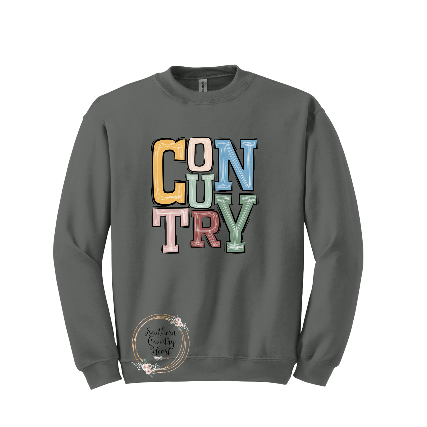 Boho Country Sweatshirt - southerncountryheart.com