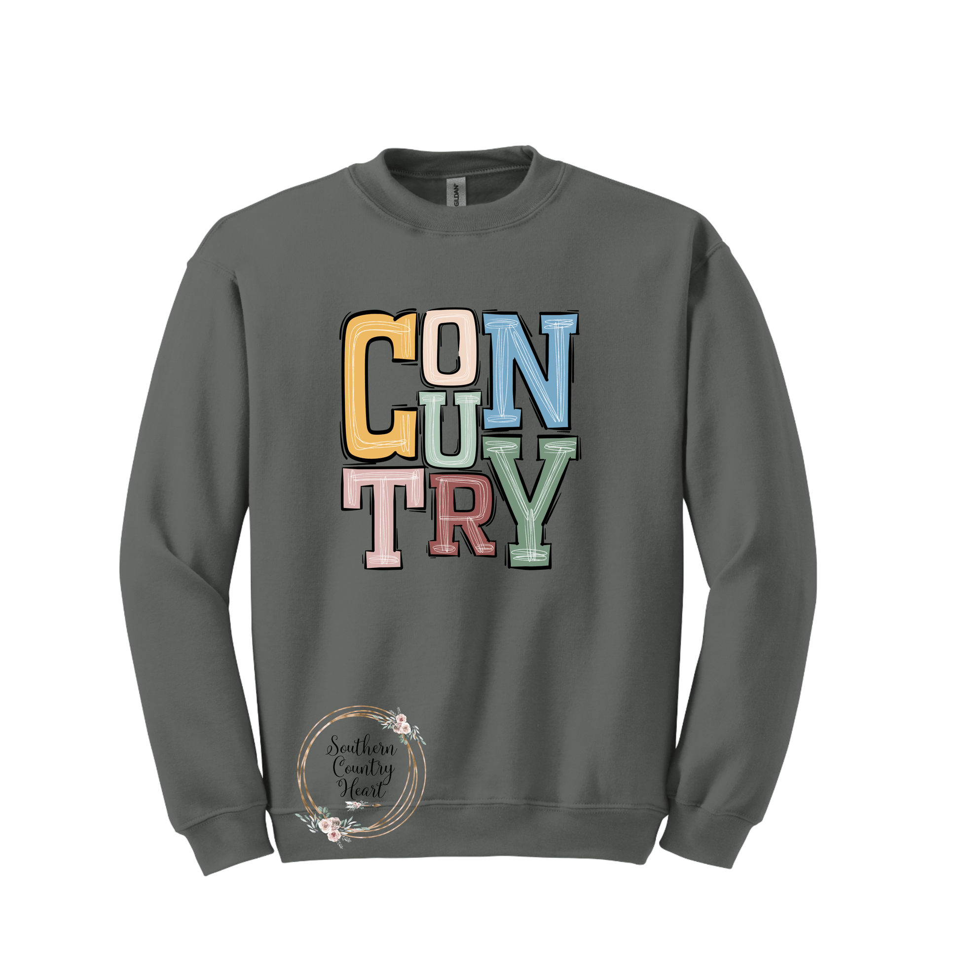 Boho Country Sweatshirt - southerncountryheart.com