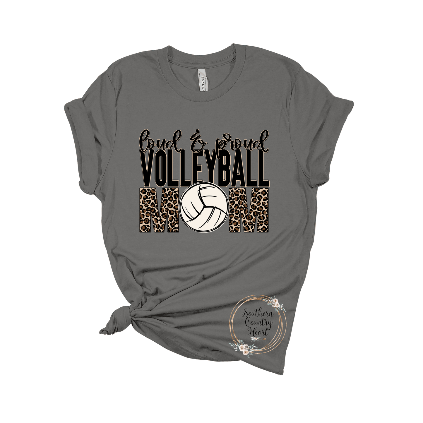 Loud & Proud Volleyball Mom Tee - Shirt - southerncountryheart.com