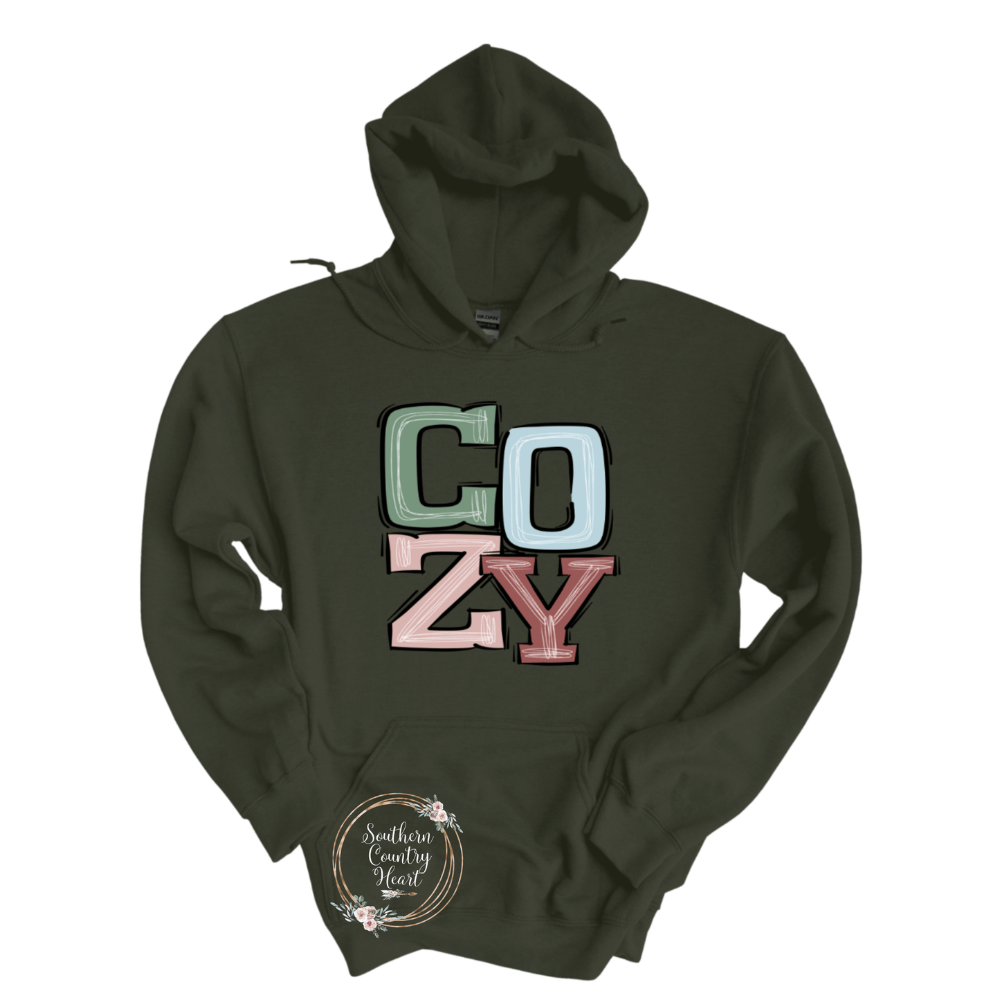 Boho Cozy Hoodie - southerncountryheart.com