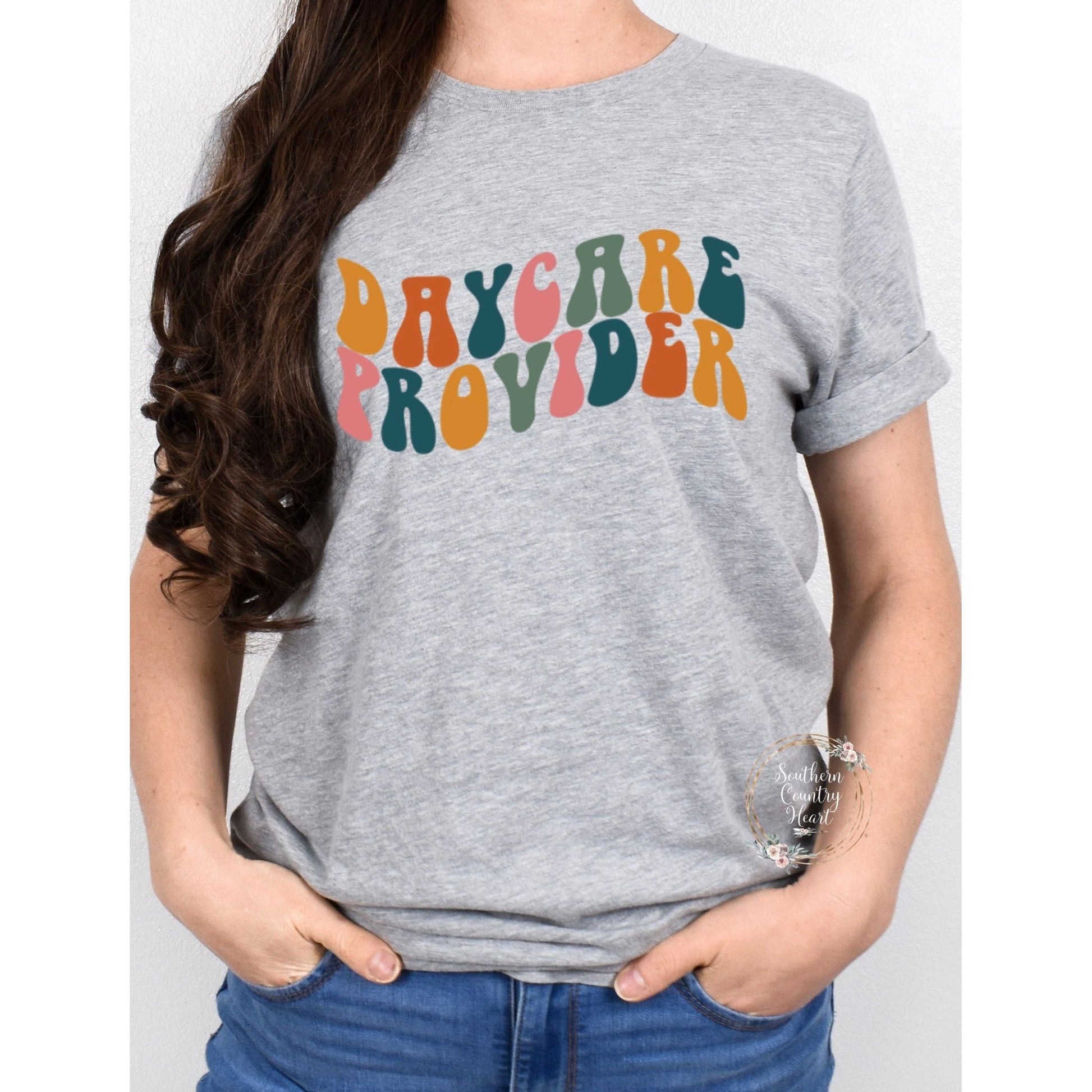 Boho Daycare Provider Tee - Shirt - southerncountryheart.com