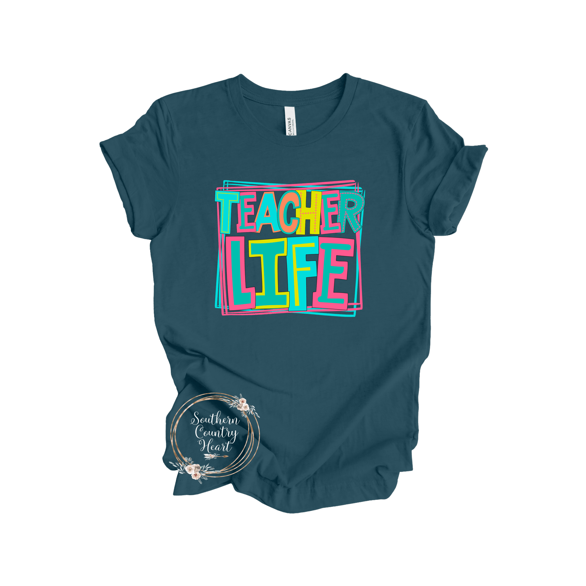 Moodles Teacher Life Tee - Shirt - southerncountryheart.com