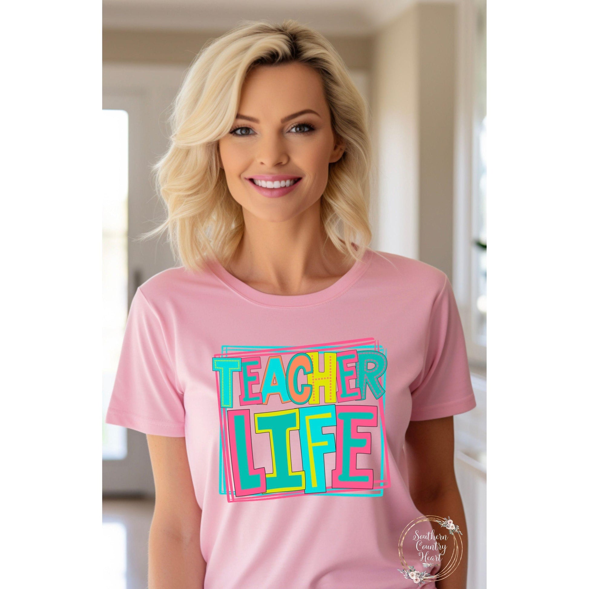 Moodles Teacher Life Tee - Shirt - southerncountryheart.com