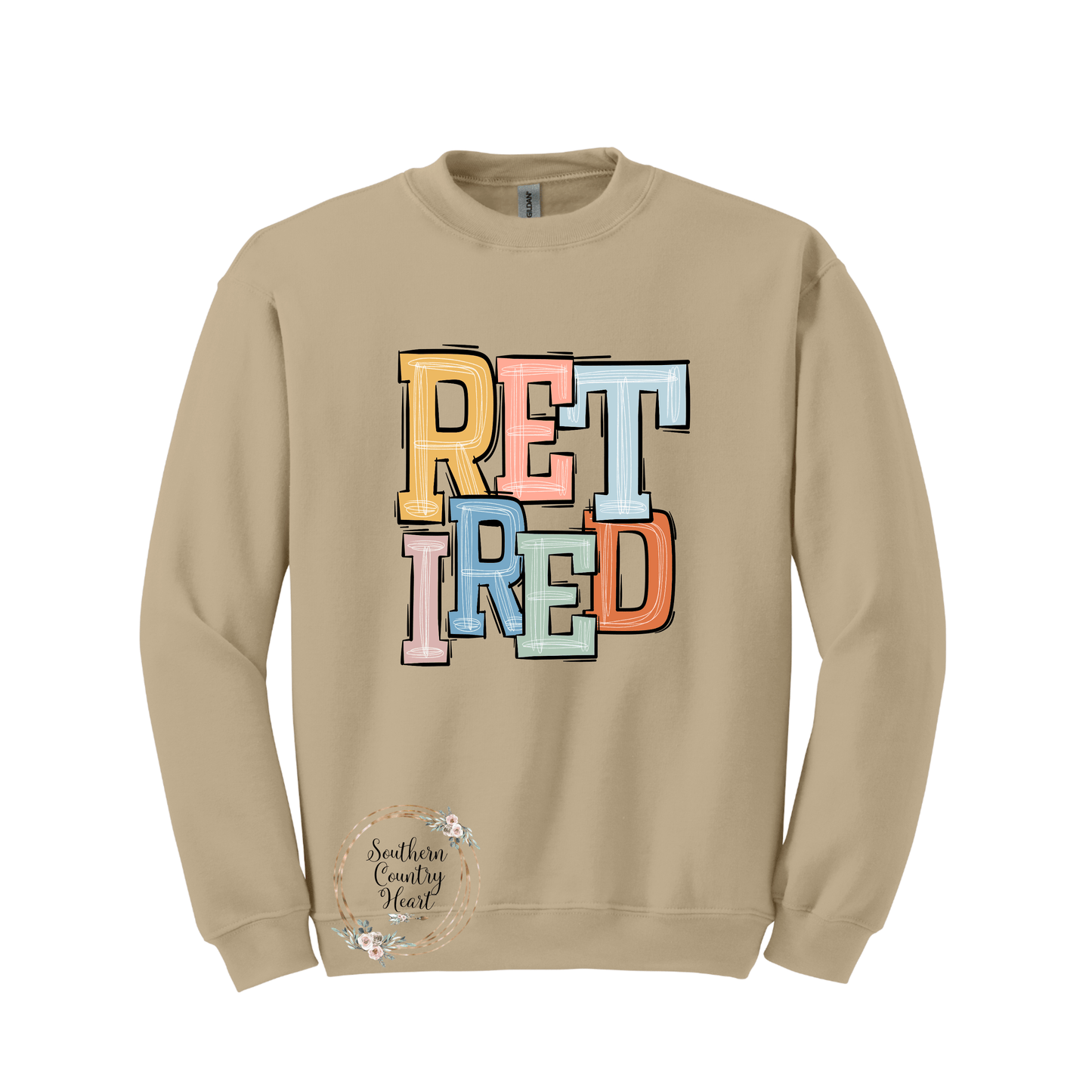 Boho Retired Sweatshirt - southerncountryheart.com
