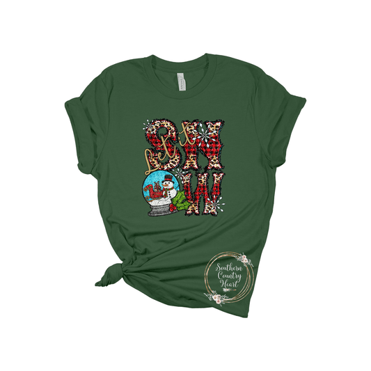 Let It Snow Snow Globe Tee - Shirt - southerncountryheart.com