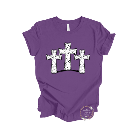 Dottie Cross Trio Tee - Shirt - southerncountryheart.com