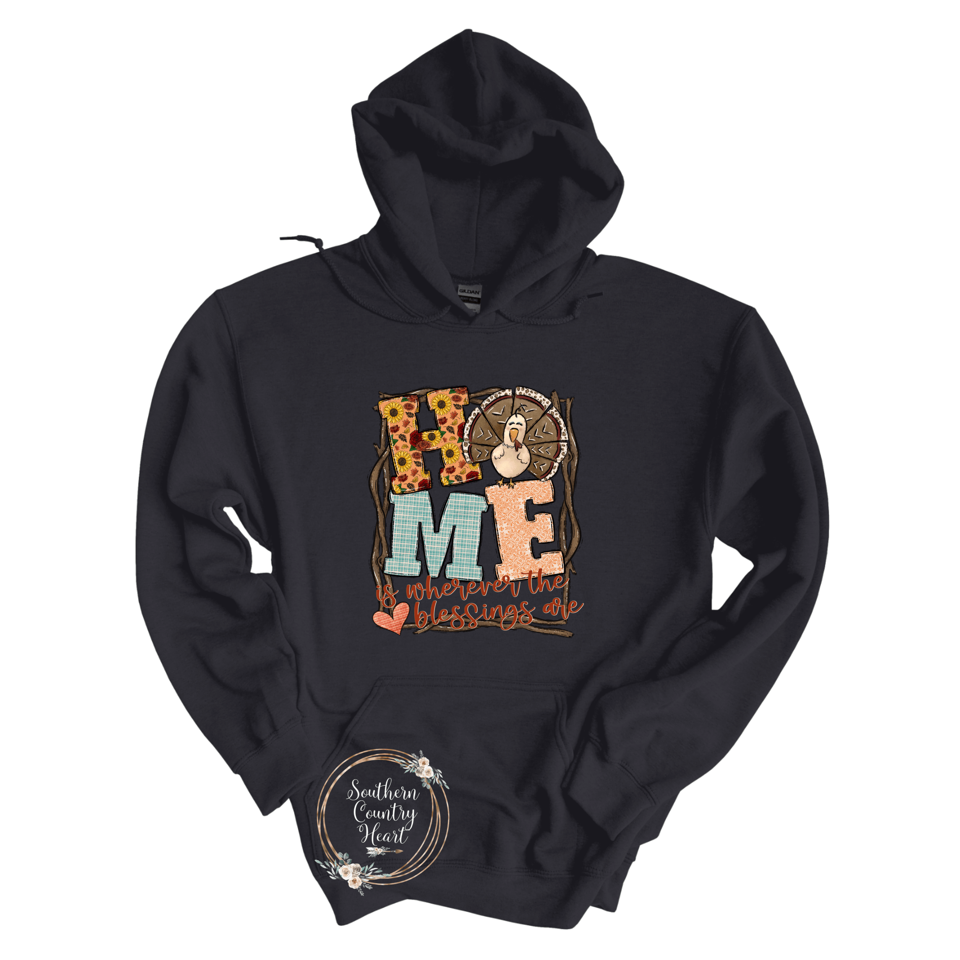 Home Is Where The Blessings Are Hoodie - southerncountryheart.com