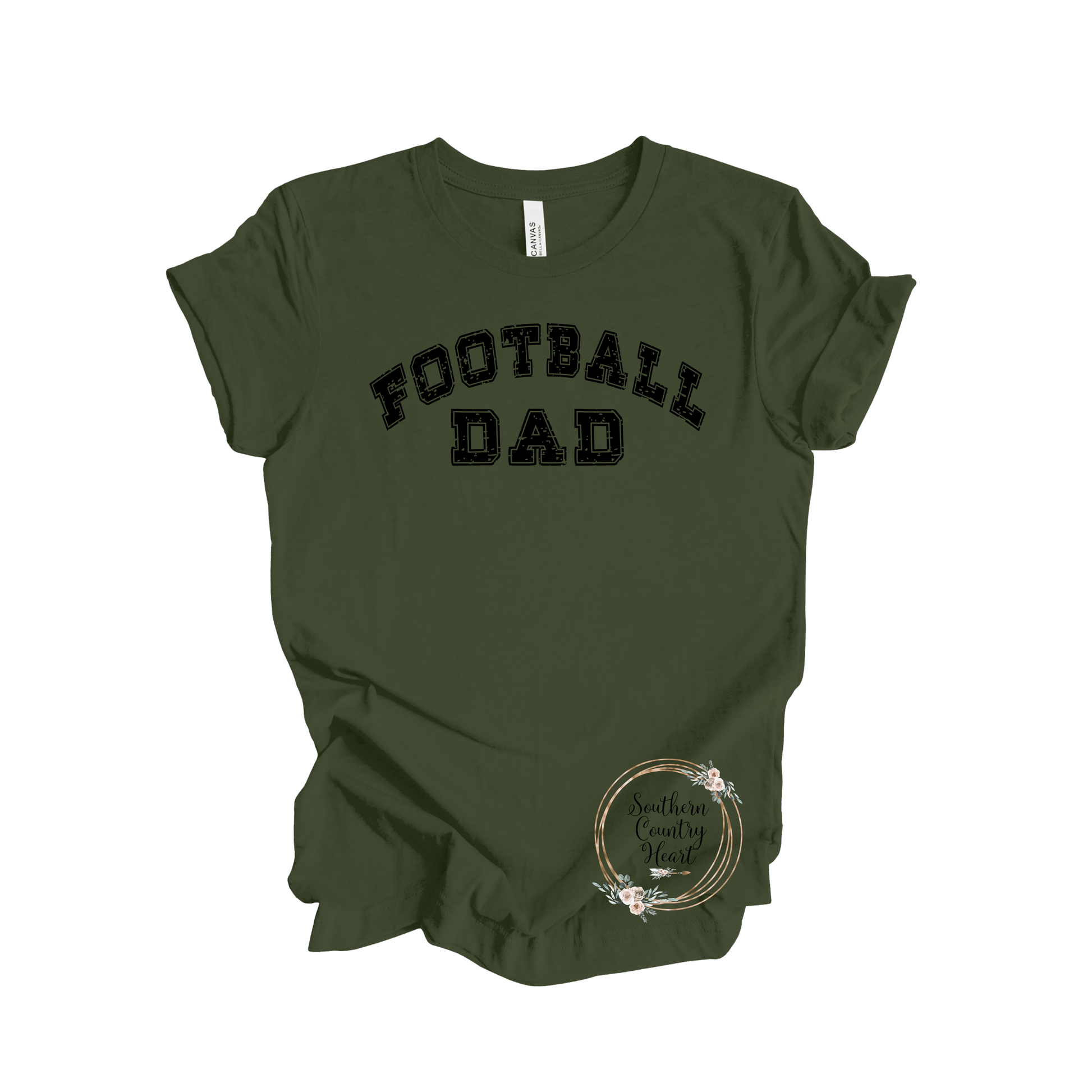 Football Dad Tee - Shirt - southerncountryheart.com