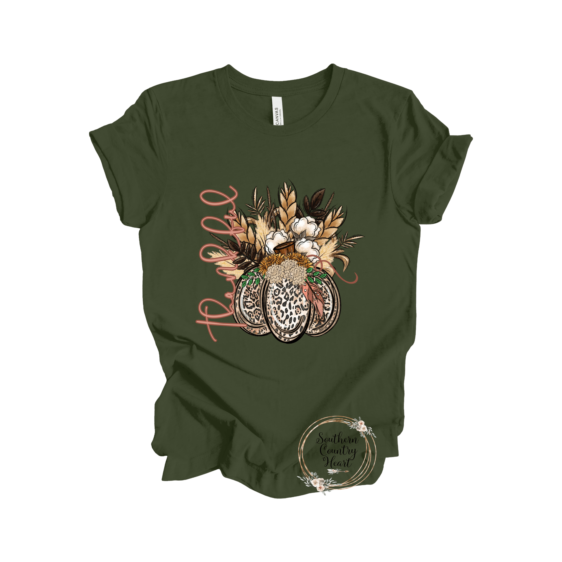 Thankful Fall Pumpkin Tee - Shirt - southerncountryheart.com