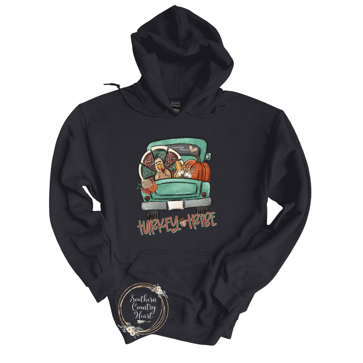 Turkey Tribe Hoodie - southerncountryheart.com
