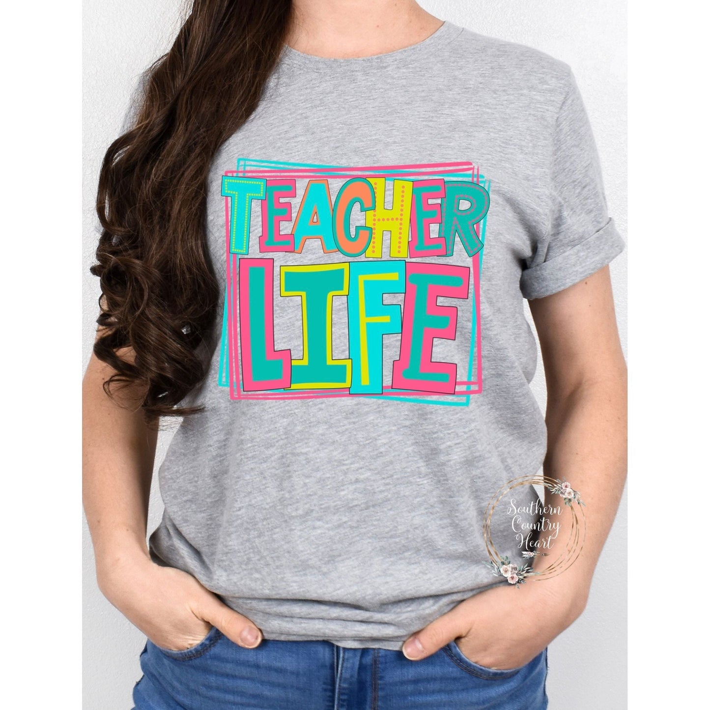 Moodles Teacher Life Tee - Shirt - southerncountryheart.com