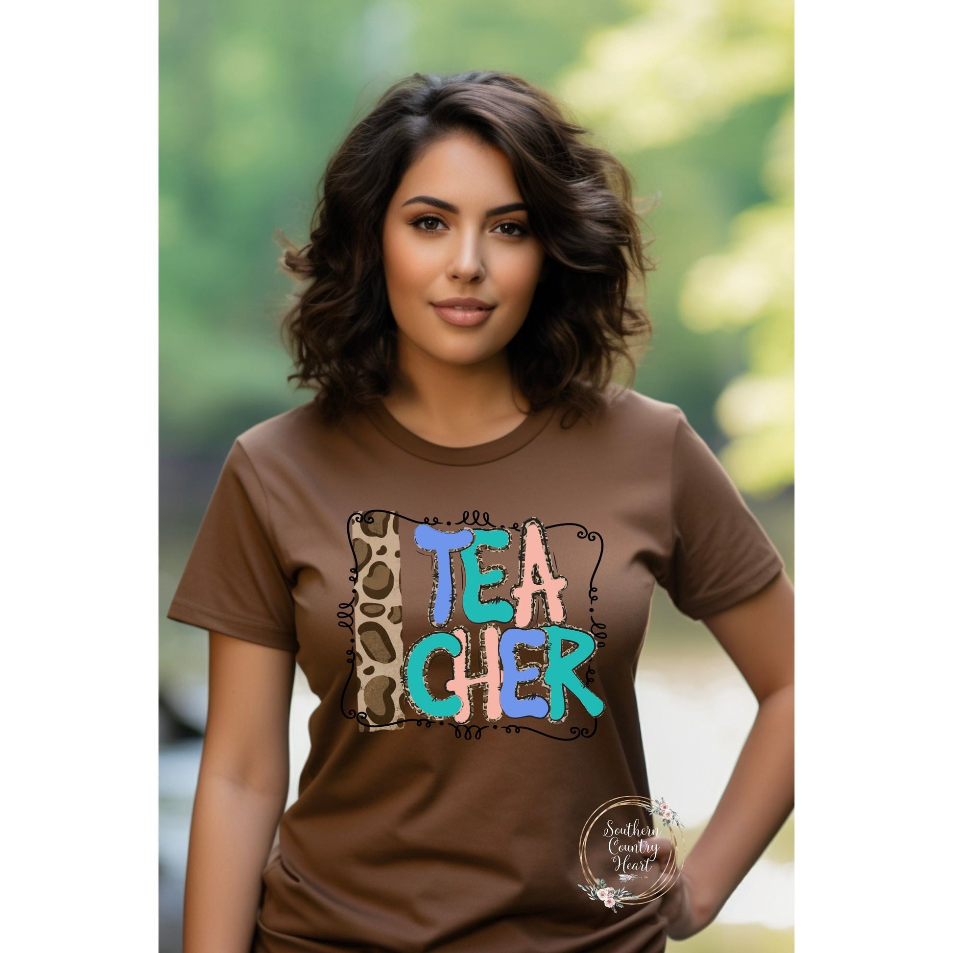 Neutral Teacher Tee - Shirt - southerncountryheart.com