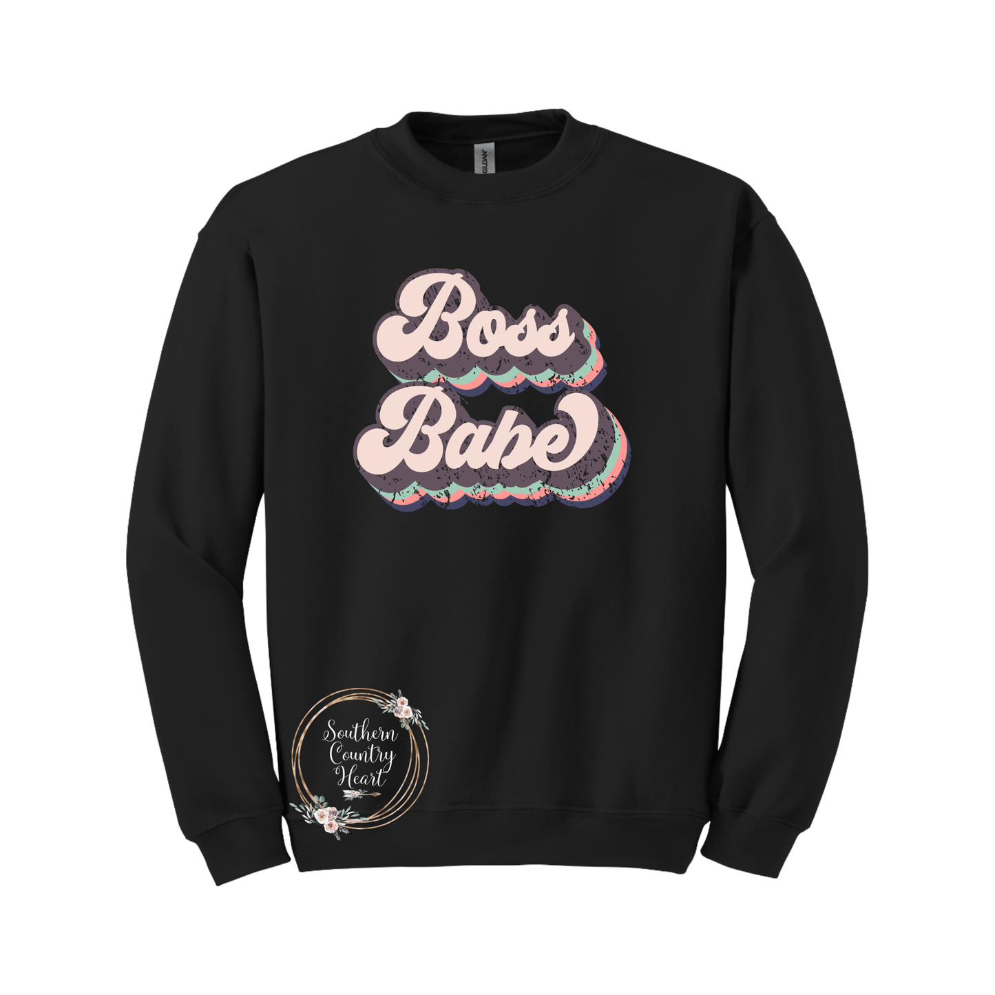Boss Babe Sweatshirt - southerncountryheart.com