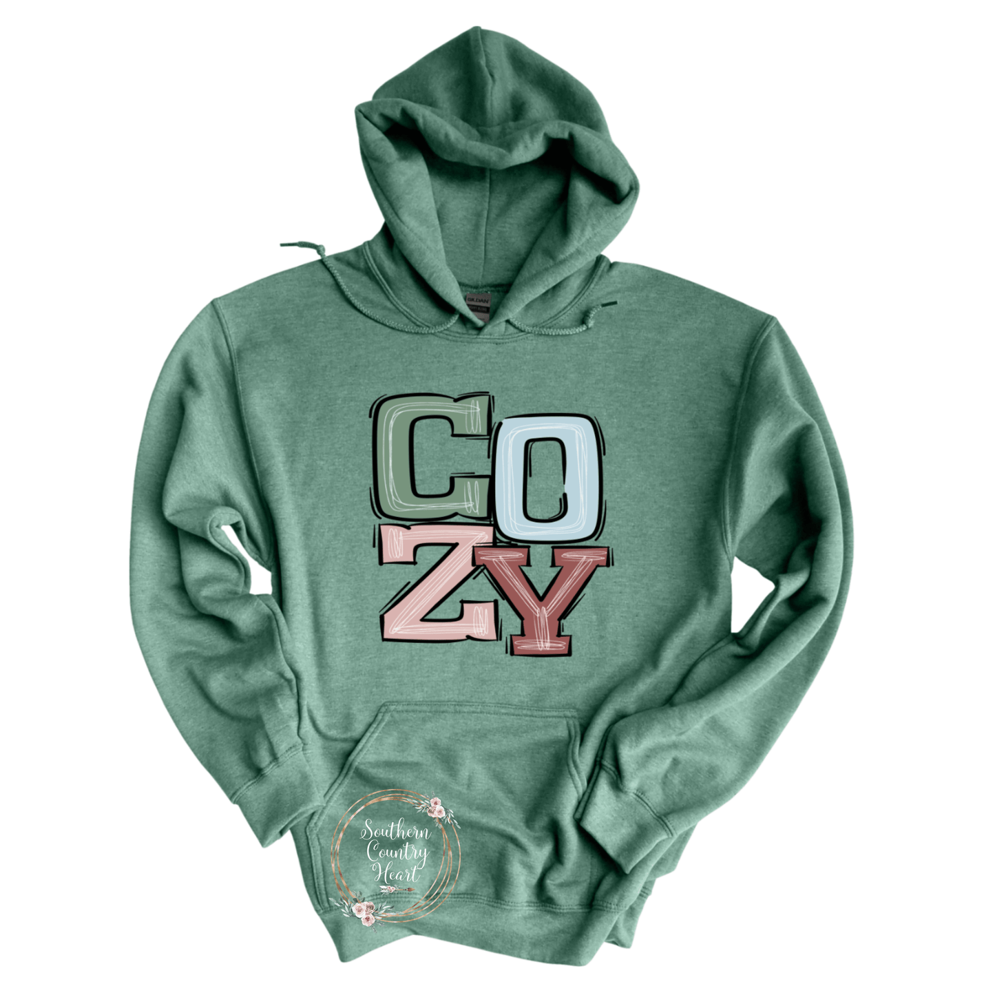 Boho Cozy Hoodie - southerncountryheart.com