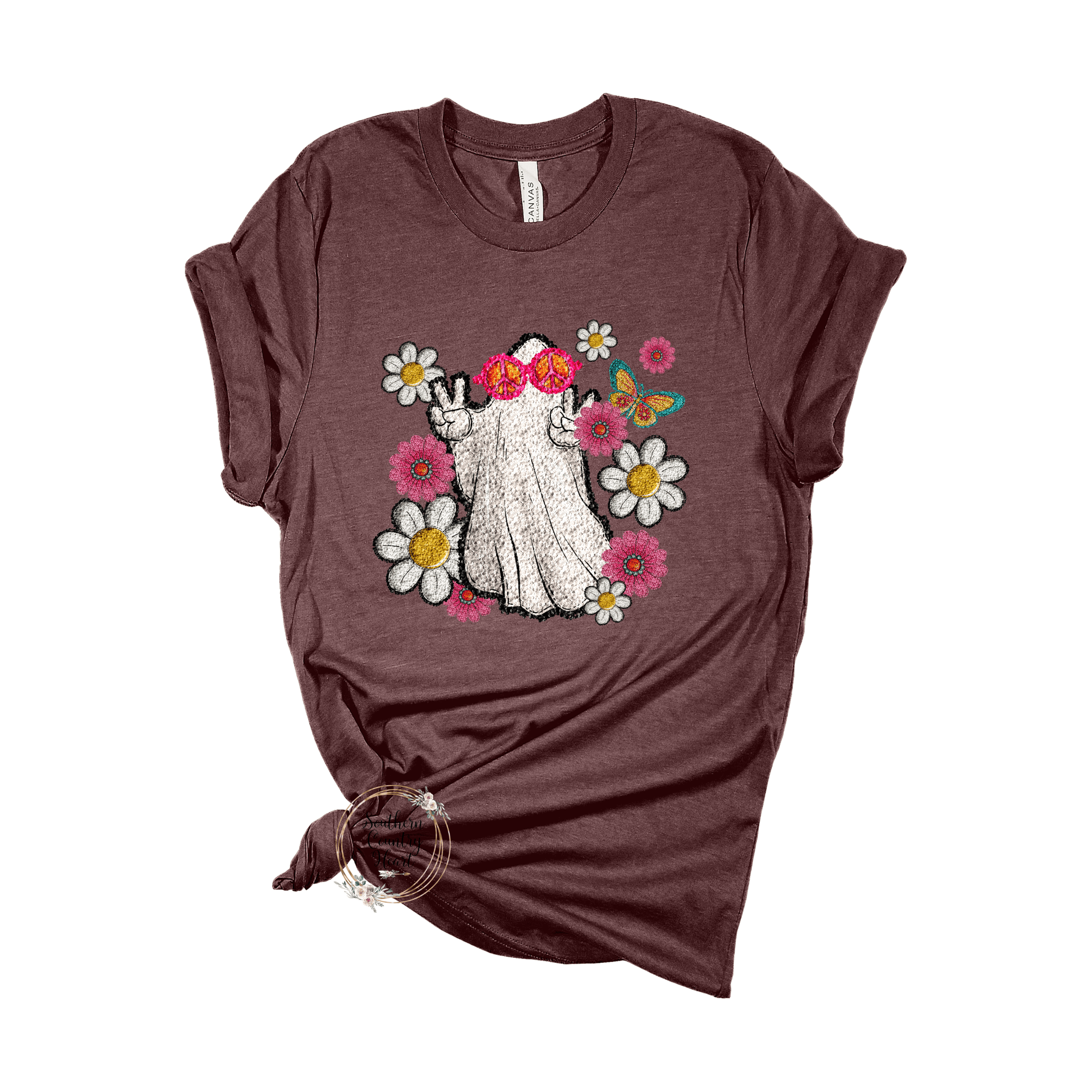 Groovy Ghost Tee - Shirt - southerncountryheart.com