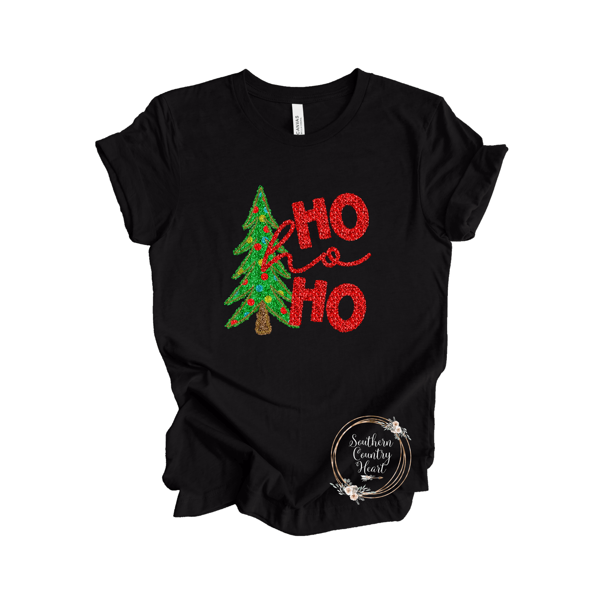 Ho Ho Ho Tee - Shirt - southerncountryheart.com
