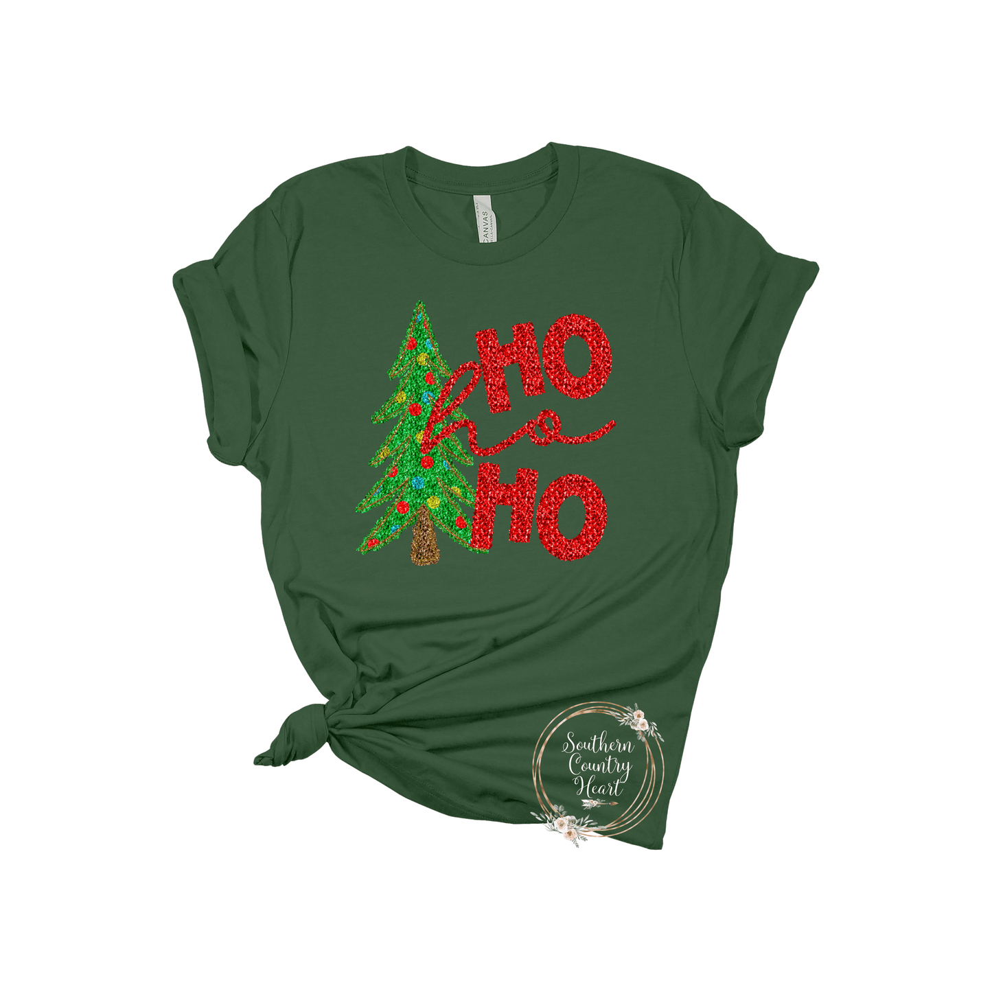 Ho Ho Ho Tee - Shirt - southerncountryheart.com
