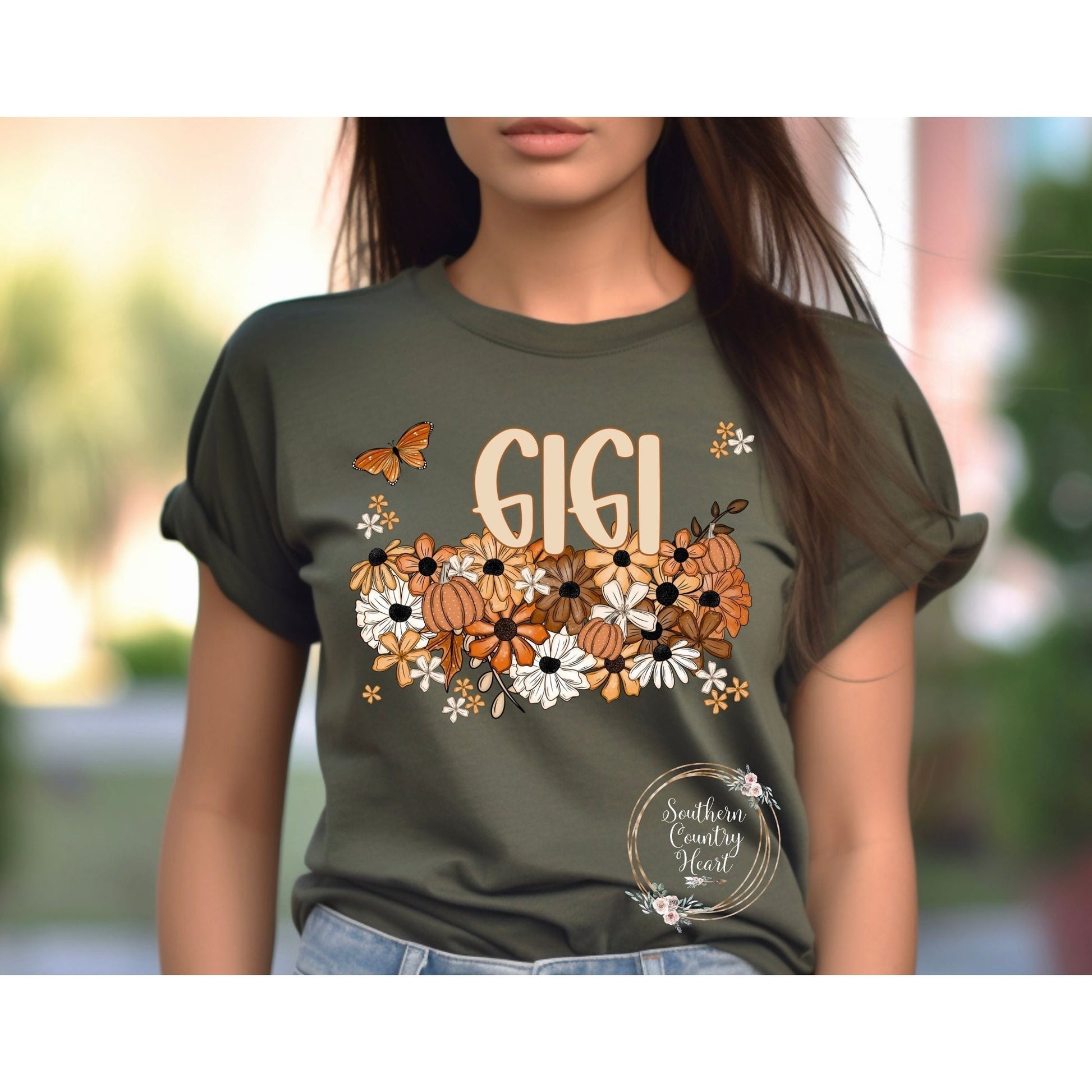 Fall Floral Gigi Tee - Shirt - southerncountryheart.com