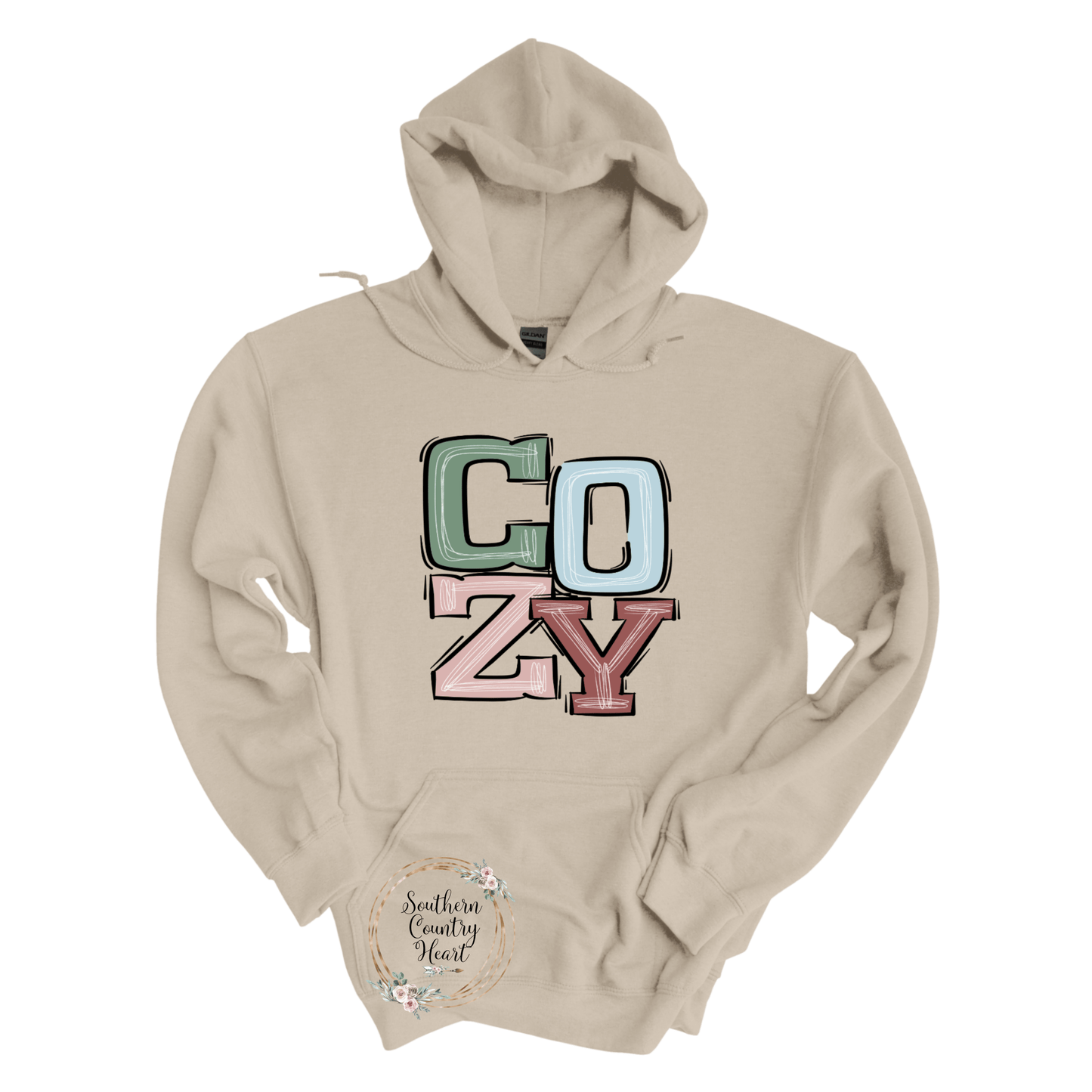 Boho Cozy Hoodie - southerncountryheart.com