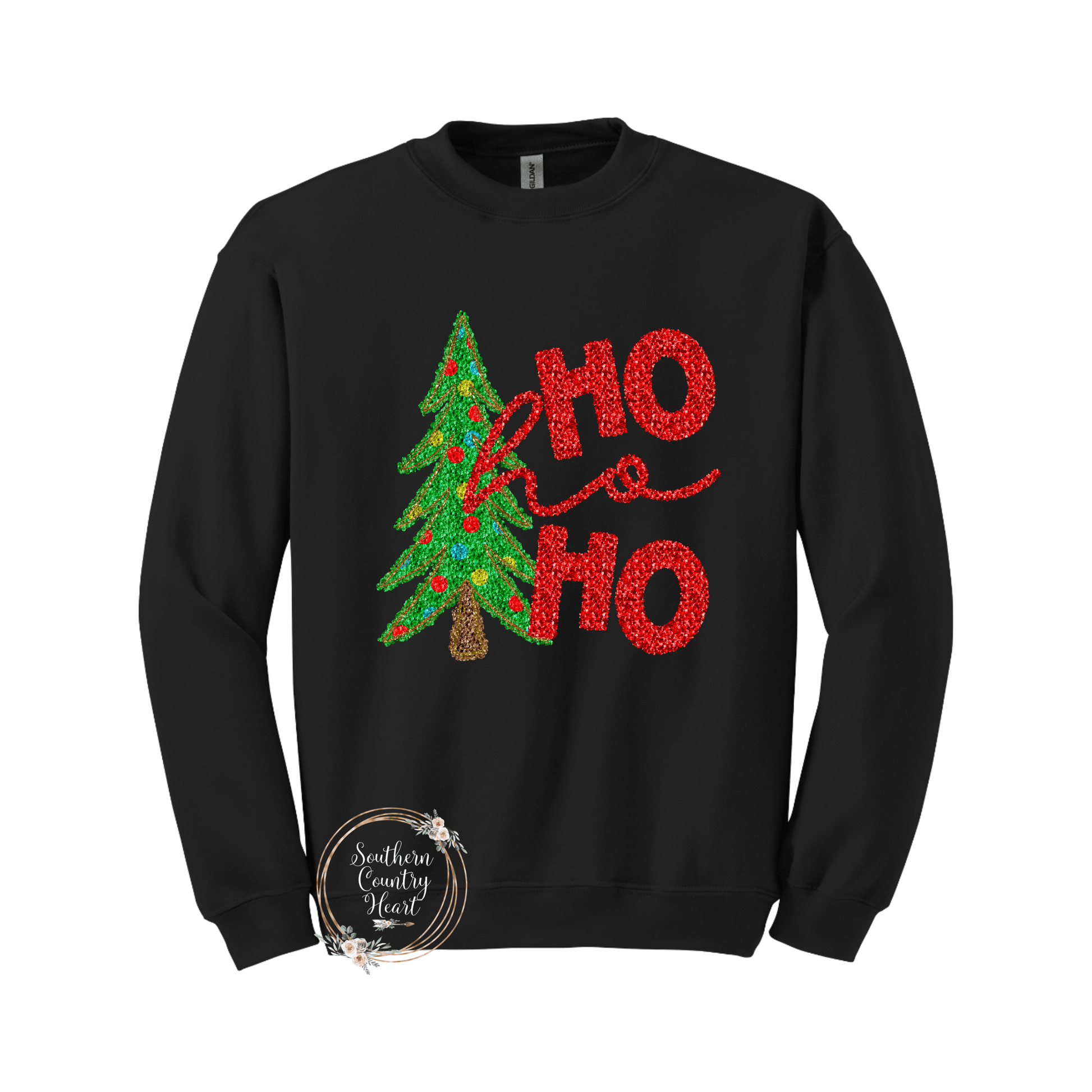 Ho Ho Ho Sweatshirt - southerncountryheart.com