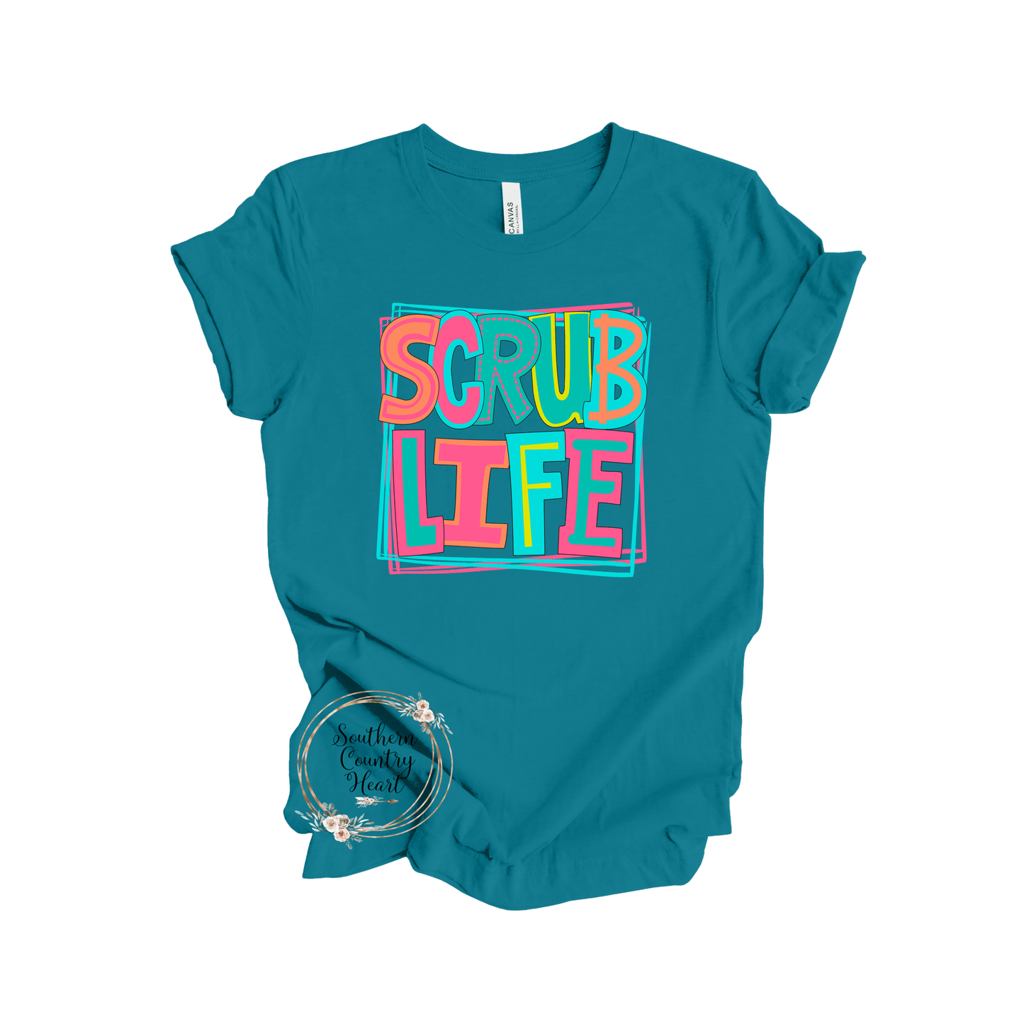 Moodles Scrub Life Tee - Shirt - southerncountryheart.com
