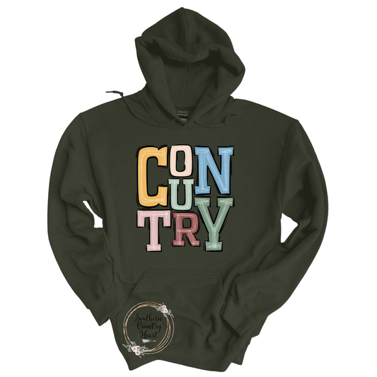 Boho Country Hoodie - southerncountryheart.com