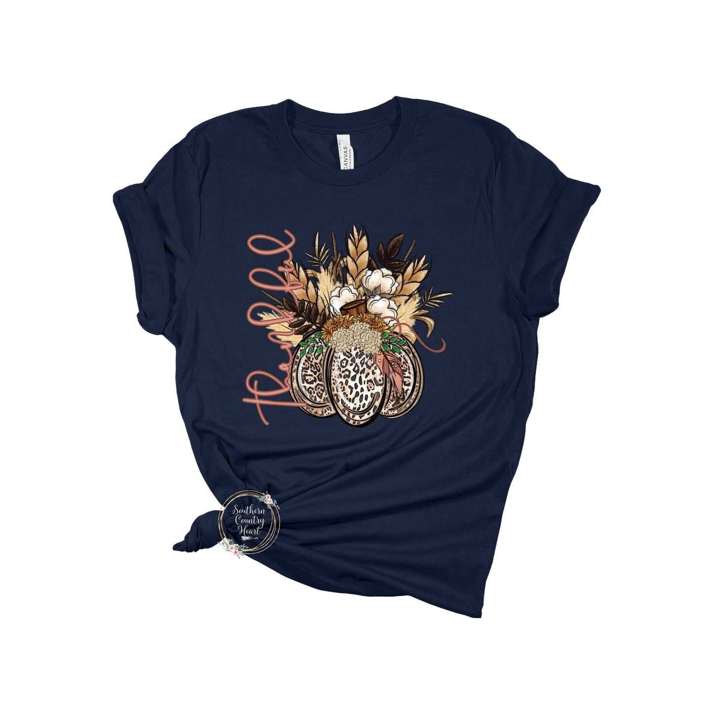 Thankful Fall Pumpkin Tee - Shirt - southerncountryheart.com