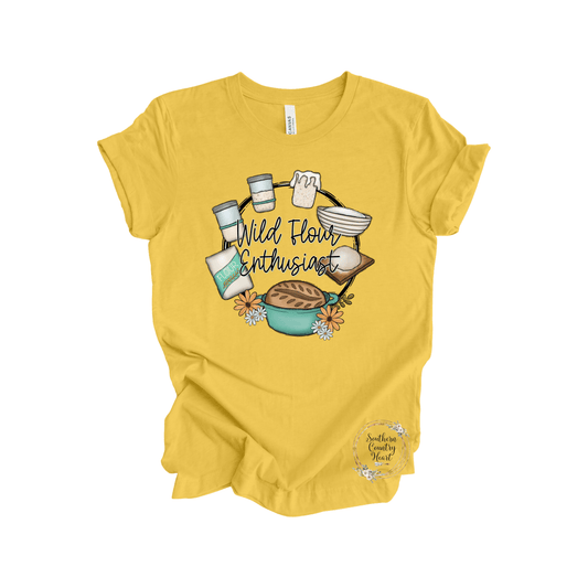 Wild Flower Enthusiast Tee - Shirt - southerncountryheart.com