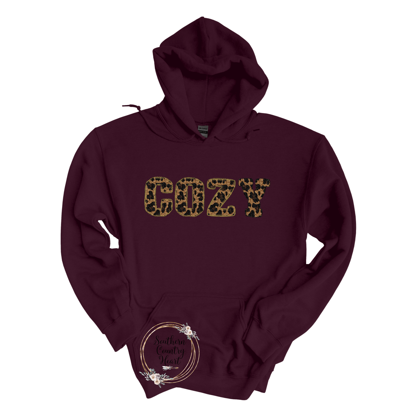 Leopard Cozy Hoodie - southerncountryheart.com