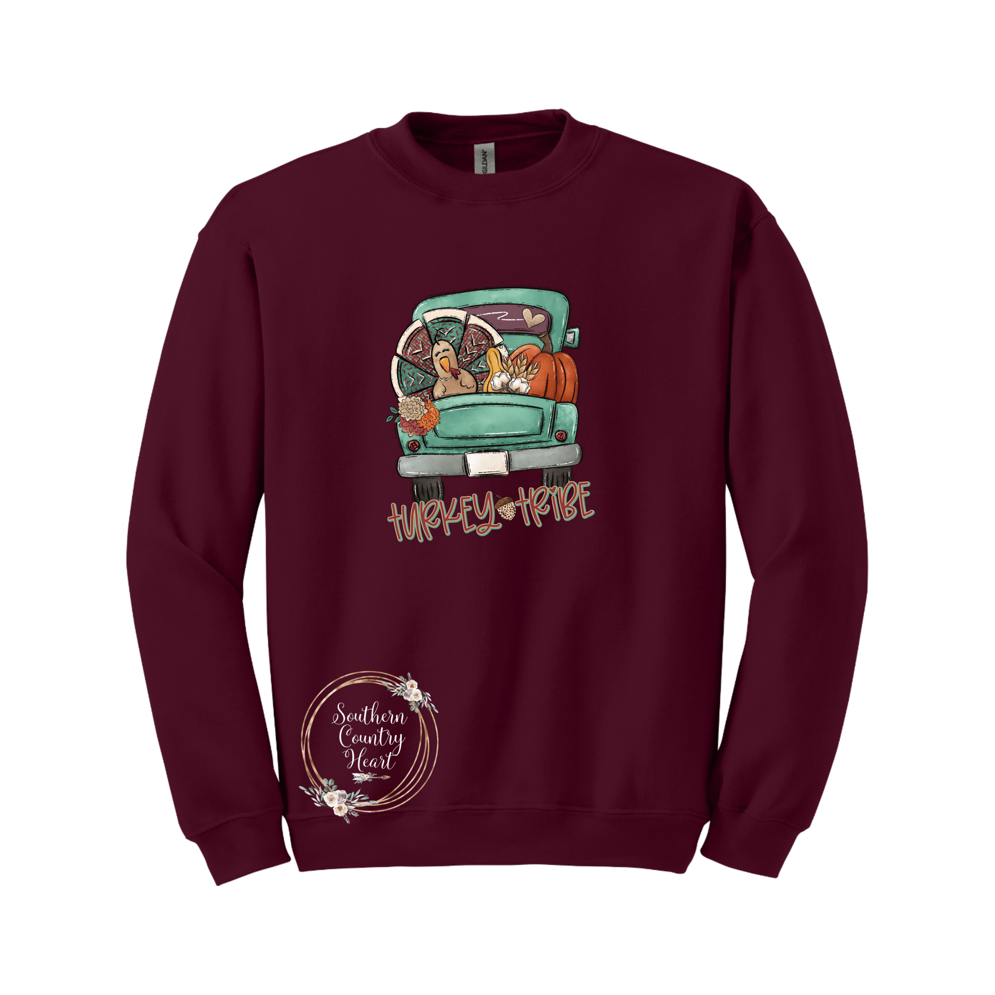Turkey Tribe Sweatshirt - southerncountryheart.com