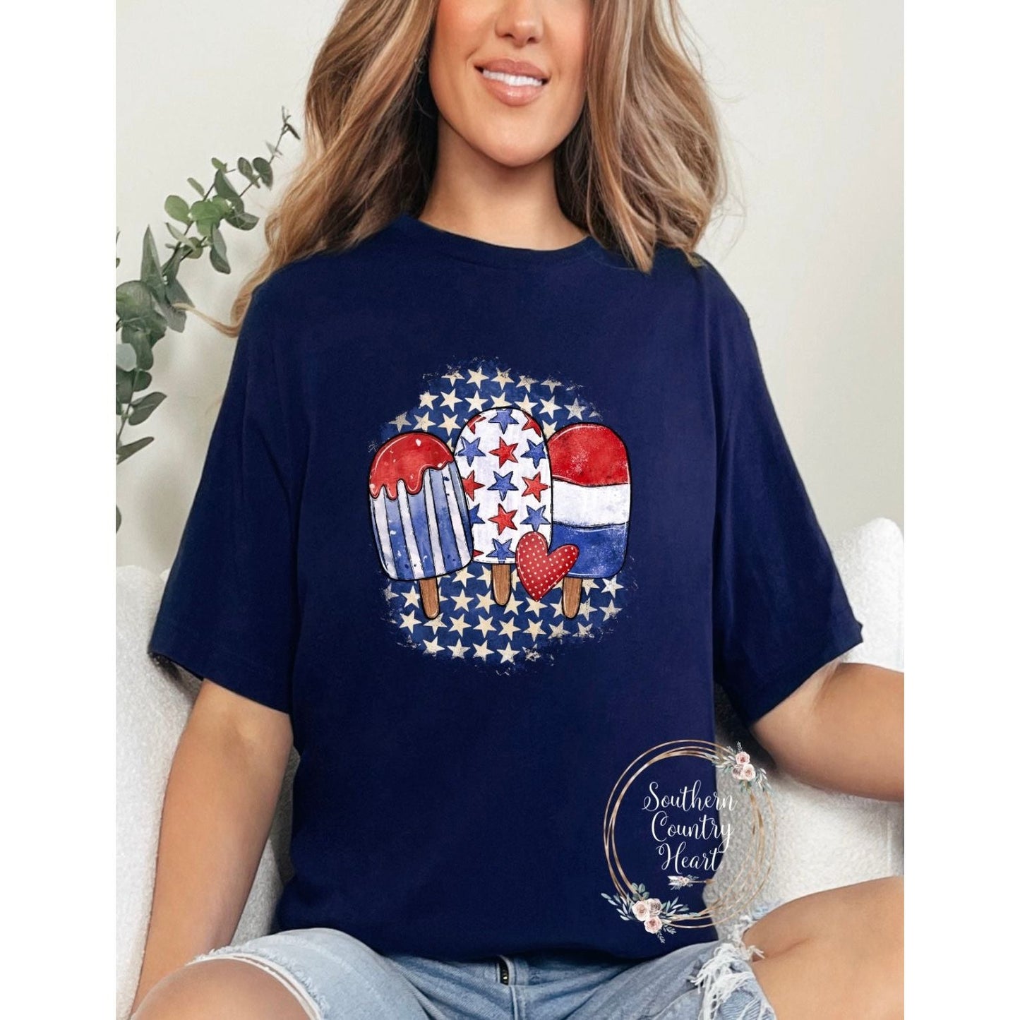Patriotic Popsicles Trio Tee - Shirt - southerncountryheart.com