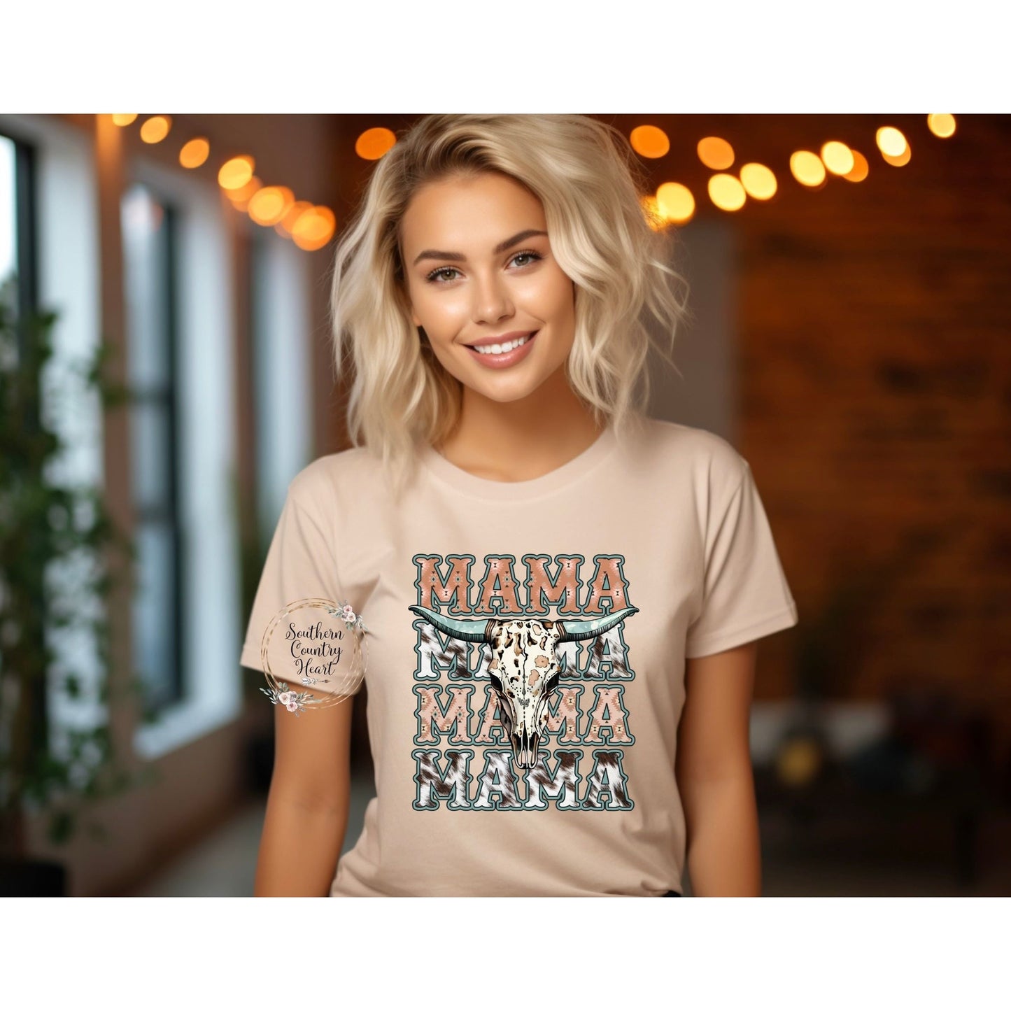 Mama Cowhide Tee - Shirt - southerncountryheart.com
