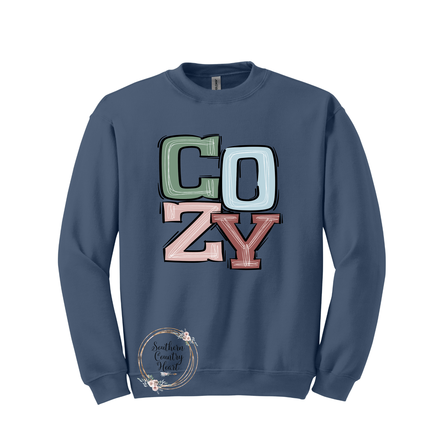 Boho Cozy Sweatshirt - southerncountryheart.com