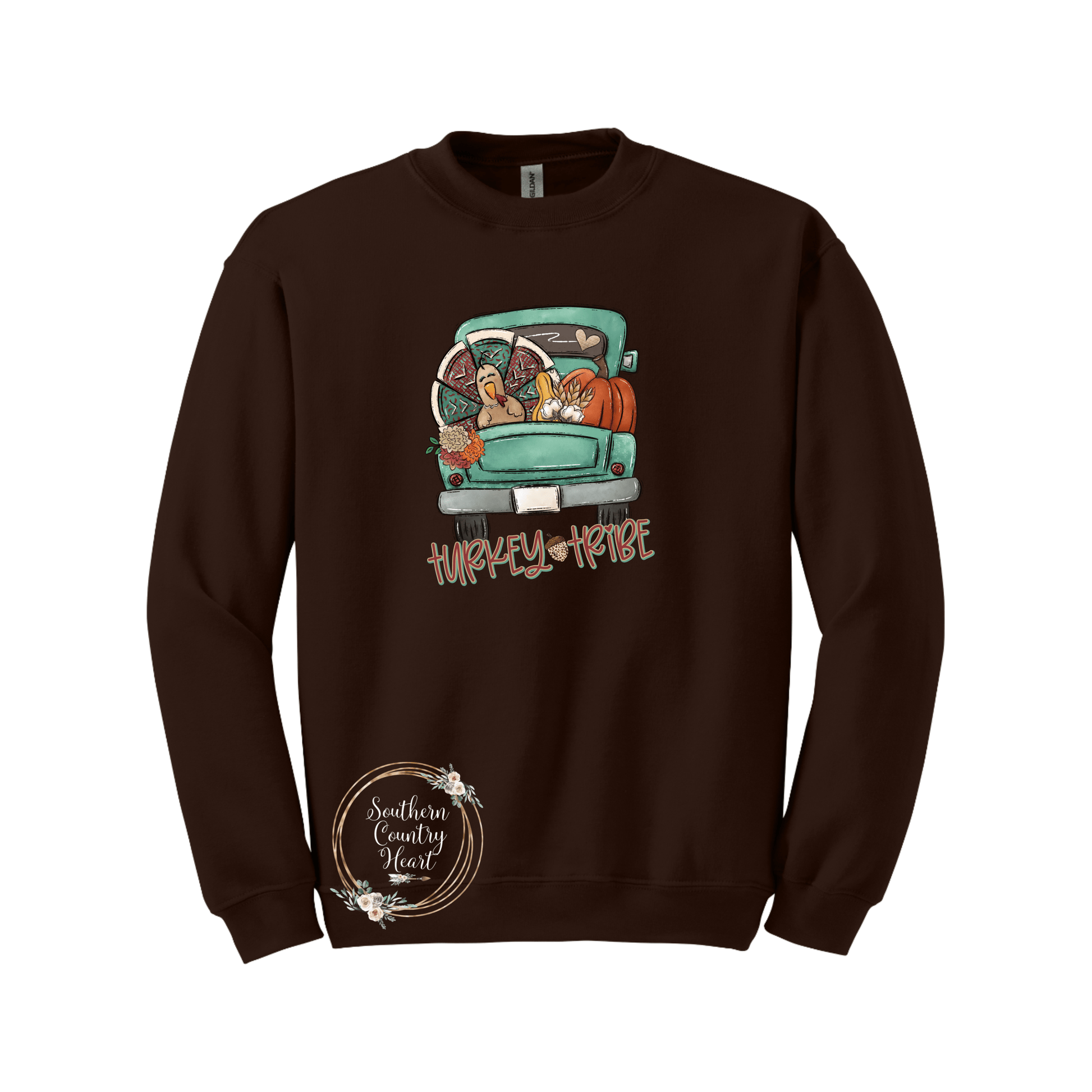 Turkey Tribe Sweatshirt - southerncountryheart.com