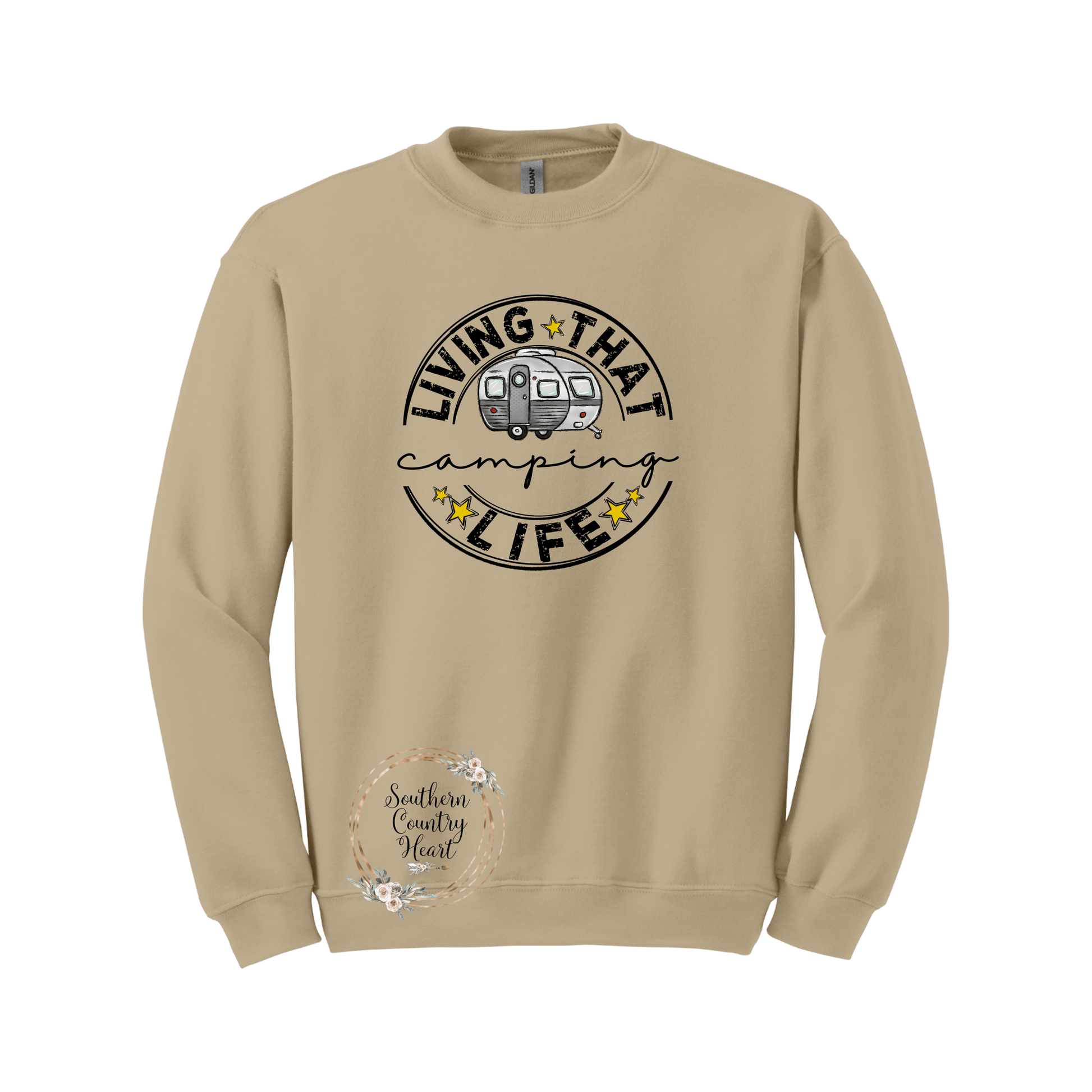 Living That Camping Life Sweatshirt - southerncountryheart.com