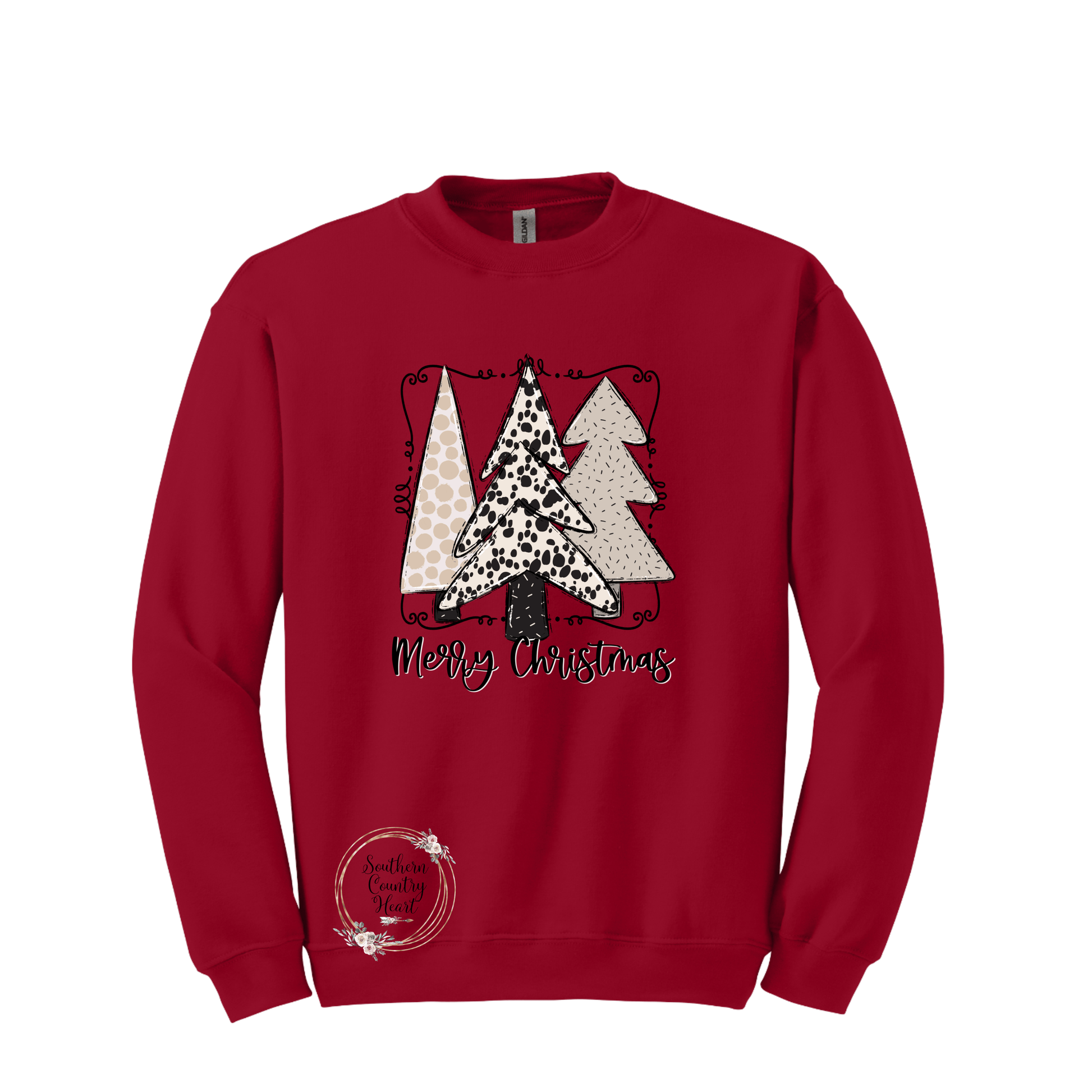 Boho Merry Christmas Hoodie - southerncountryheart.com