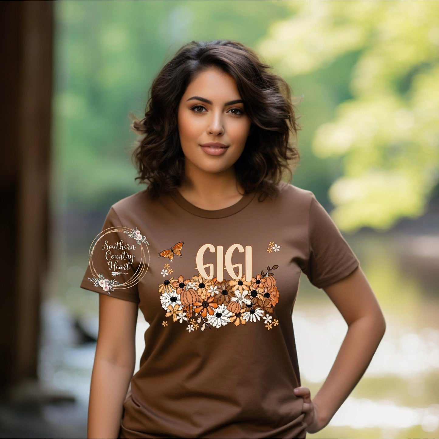 Fall Floral Gigi Tee - Shirt - southerncountryheart.com