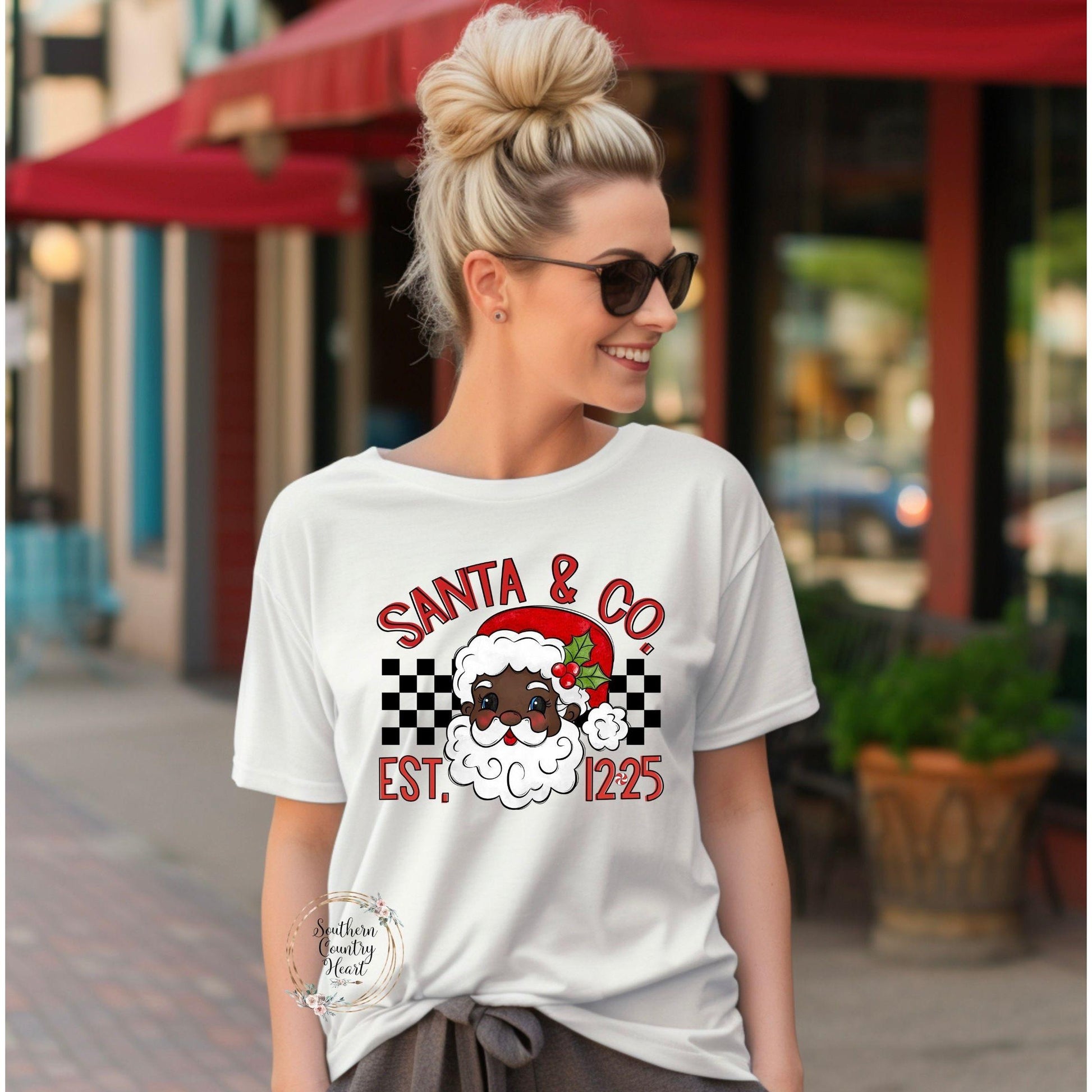 Santa & Co Christmas Tee - Shirt - southerncountryheart.com