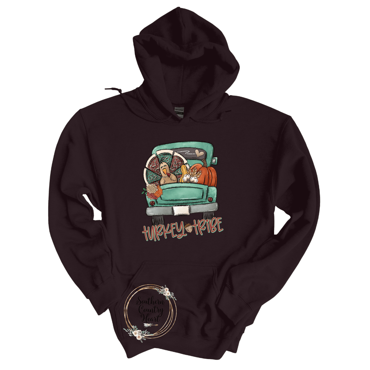Turkey Tribe Hoodie - southerncountryheart.com