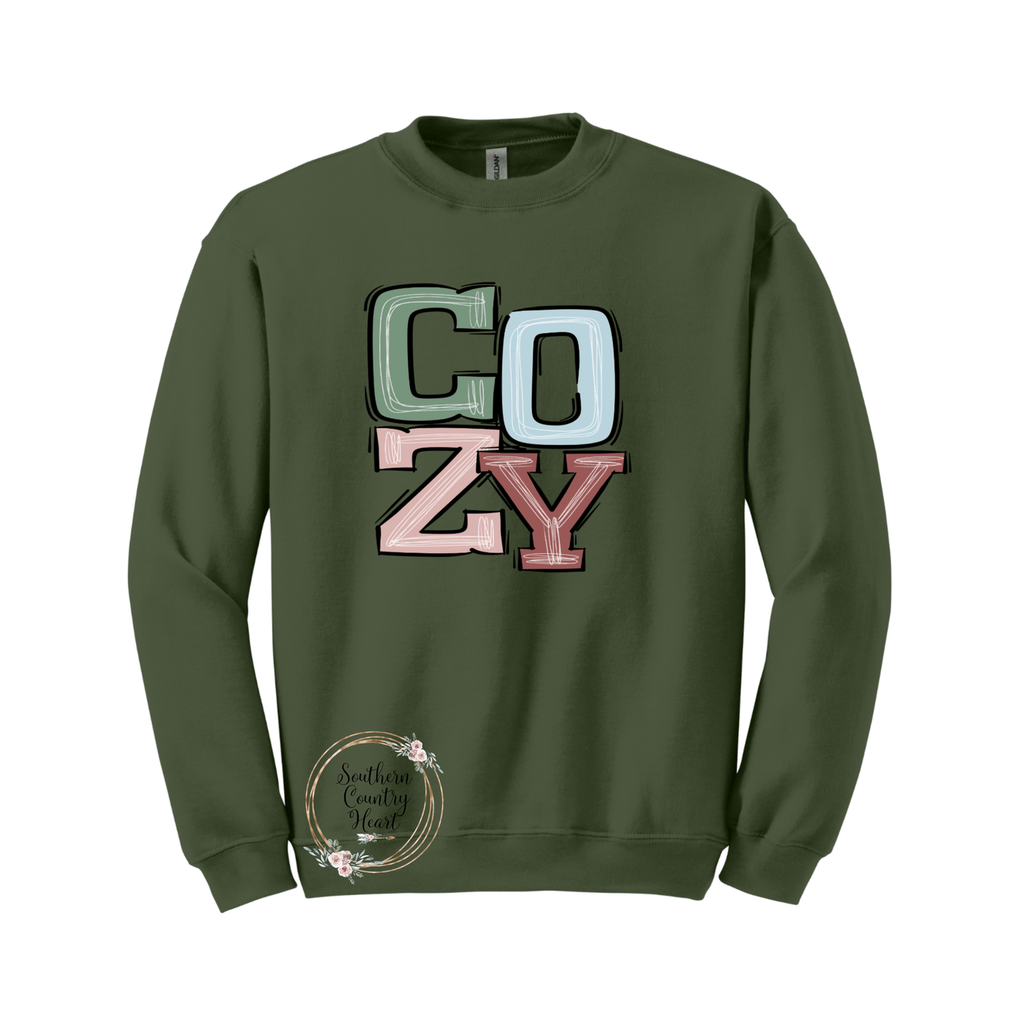 Boho Cozy Sweatshirt - southerncountryheart.com