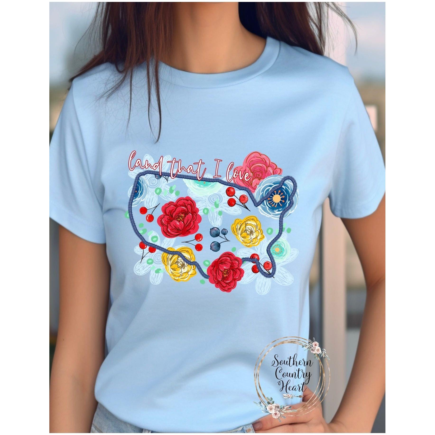 Land That I Love Tee - Shirt - southerncountryheart.com