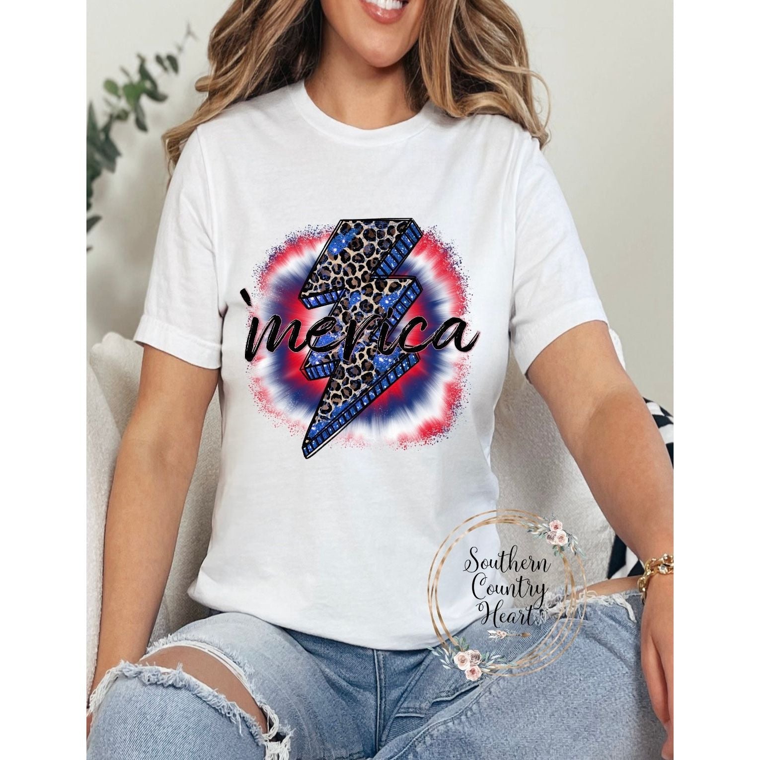 Merica Tee - Shirt - southerncountryheart.com
