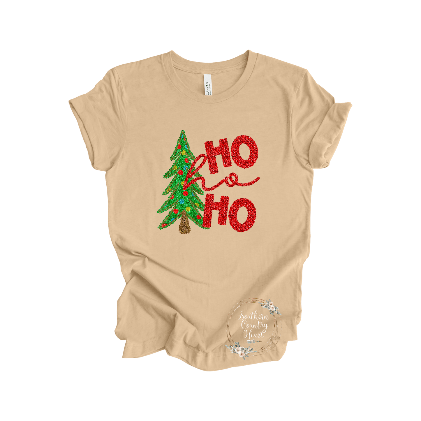 Ho Ho Ho Tee - Shirt - southerncountryheart.com