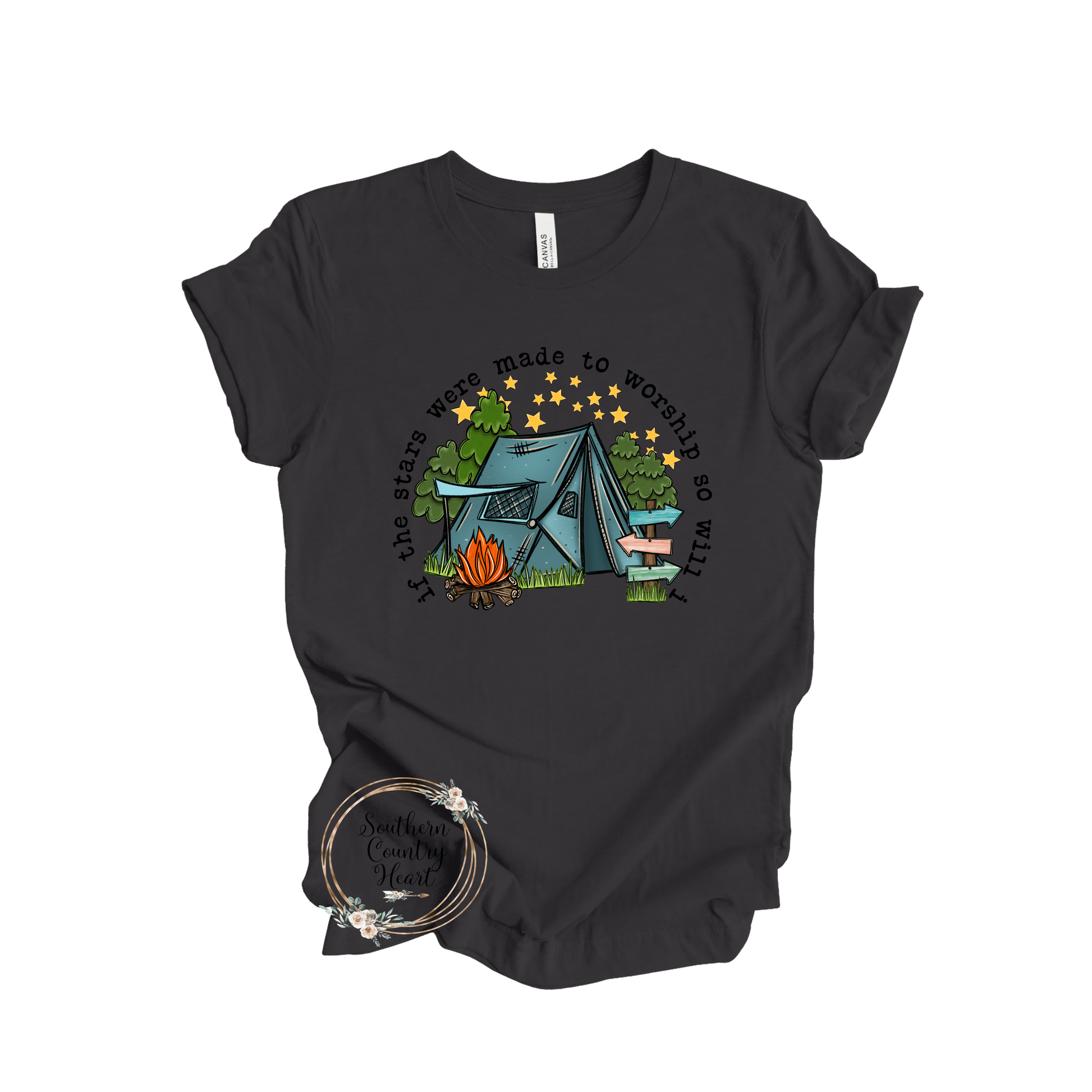 If The Stars Were Made to Worship Tee - Shirt - southerncountryheart.com