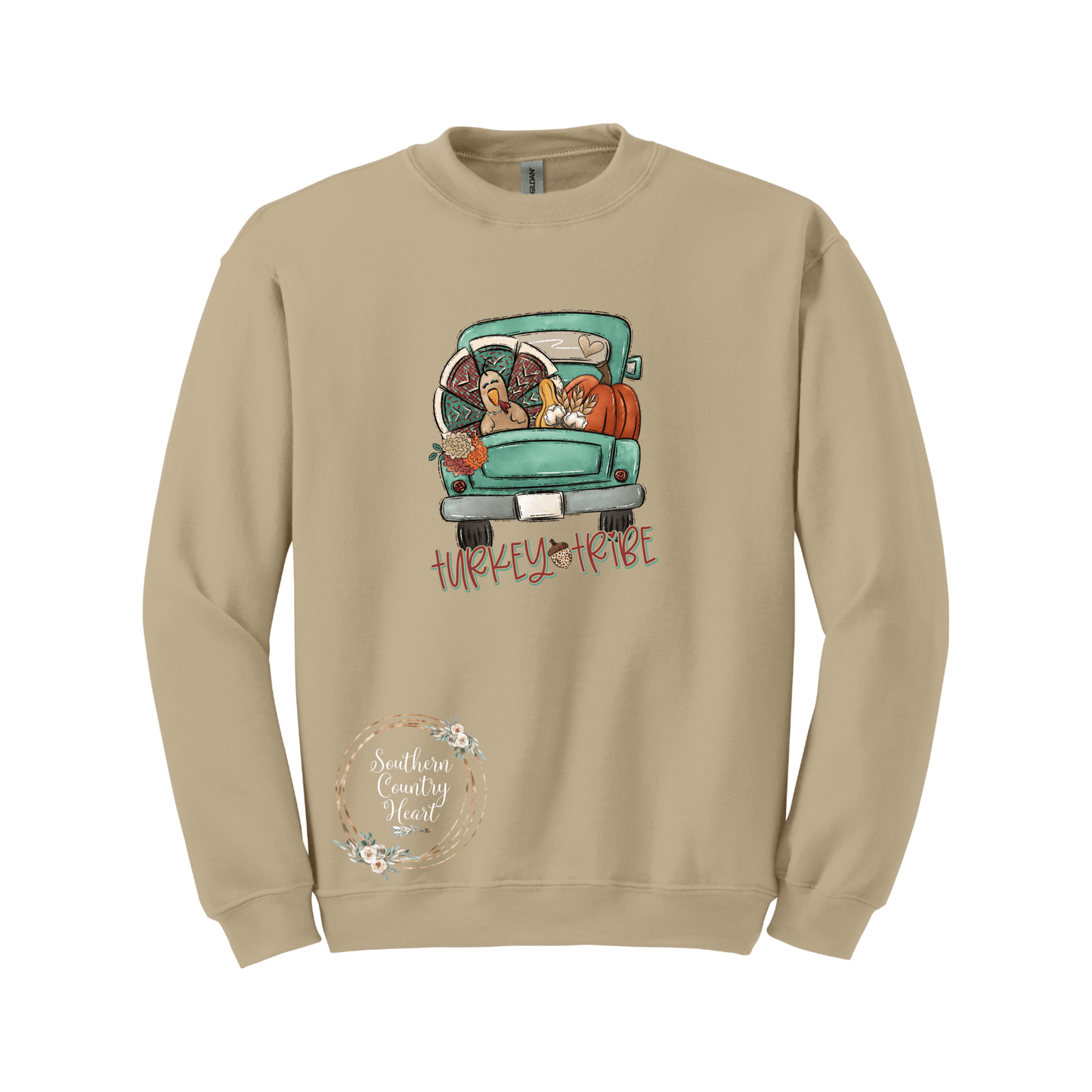 Turkey Tribe Sweatshirt - southerncountryheart.com